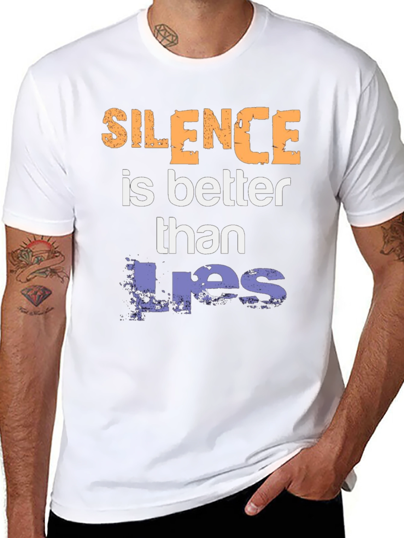 Silence is Better Than Lies Graphic Tee
