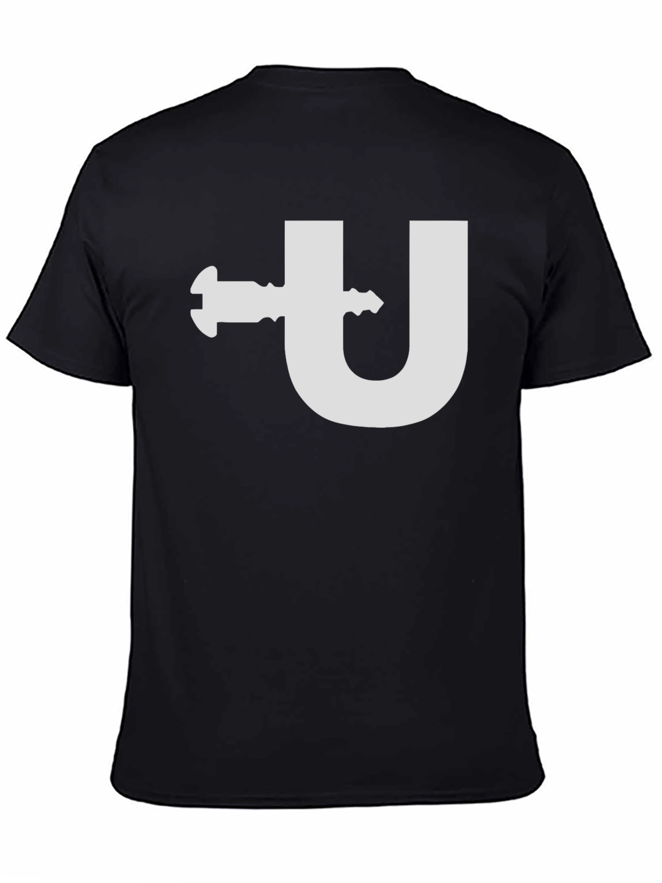 Unscrewed Funny Graphic Tee - Black Cotton T-Shirt