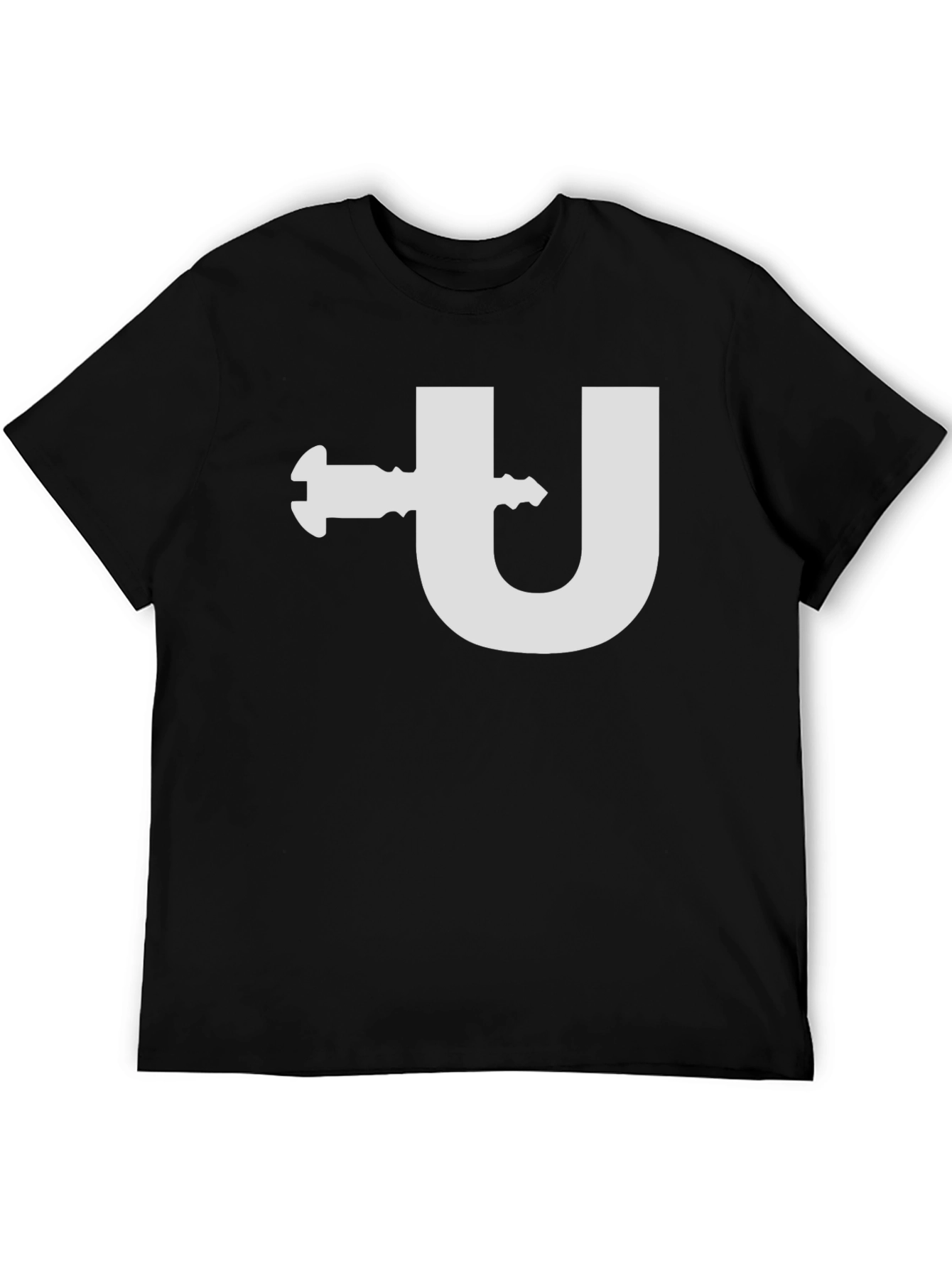 Unscrewed Funny Graphic Tee - Black Cotton T-Shirt