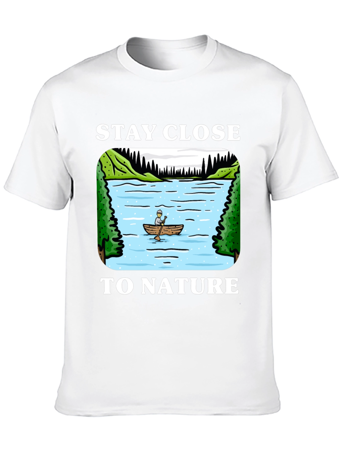 Stay Close To Nature Graphic Tee