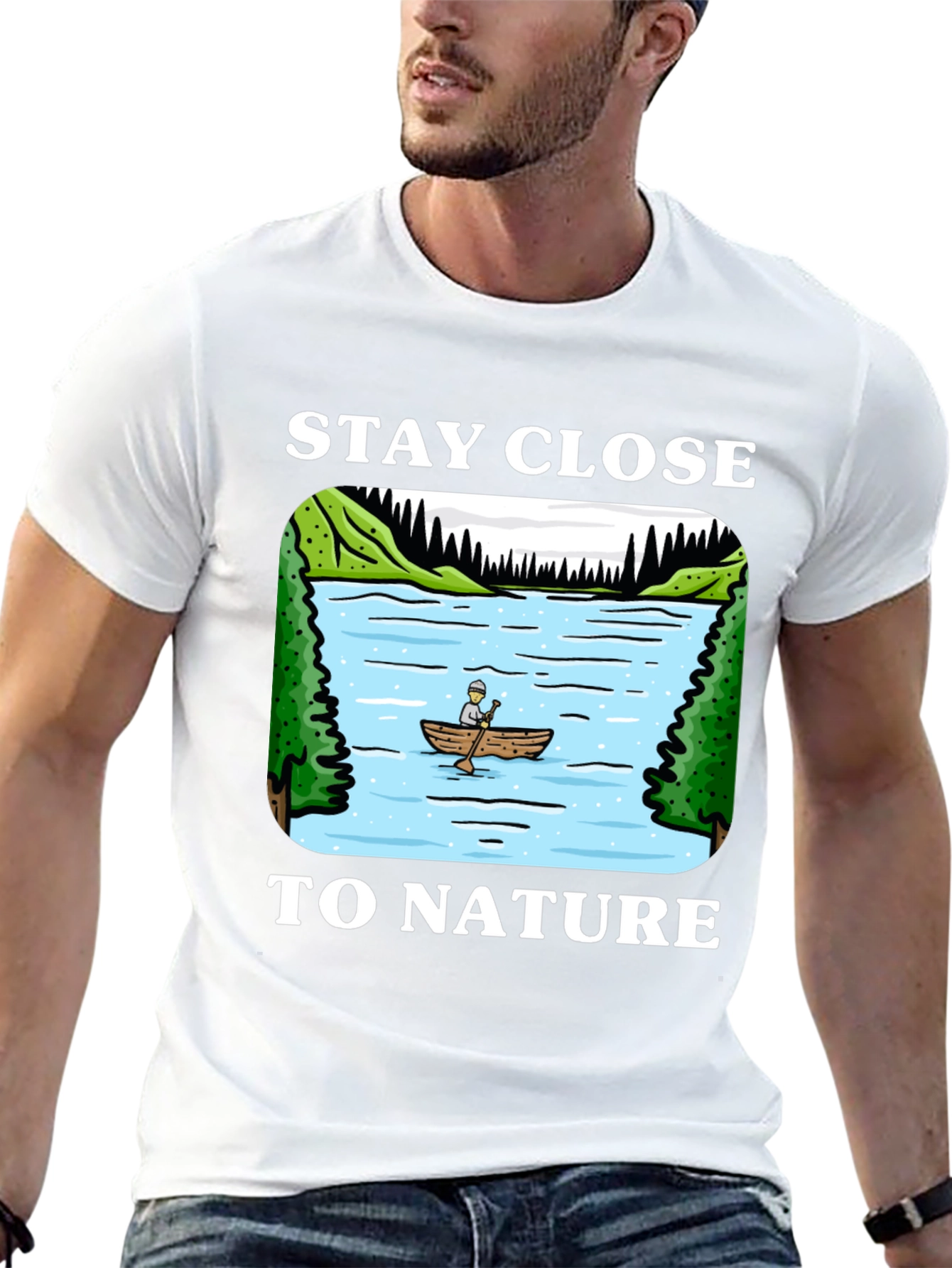 Stay Close To Nature Graphic Tee