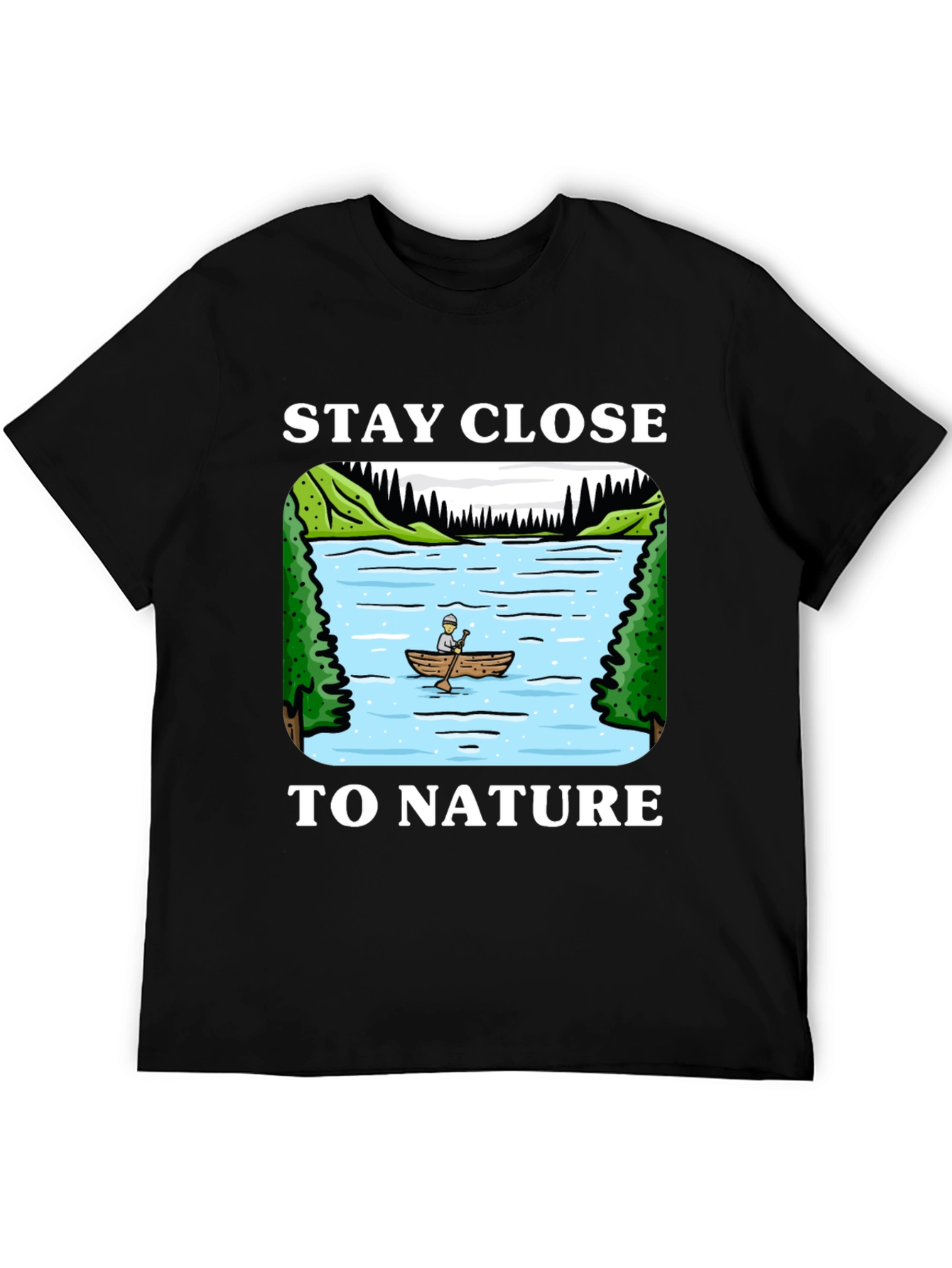 Stay Close To Nature Graphic Tee