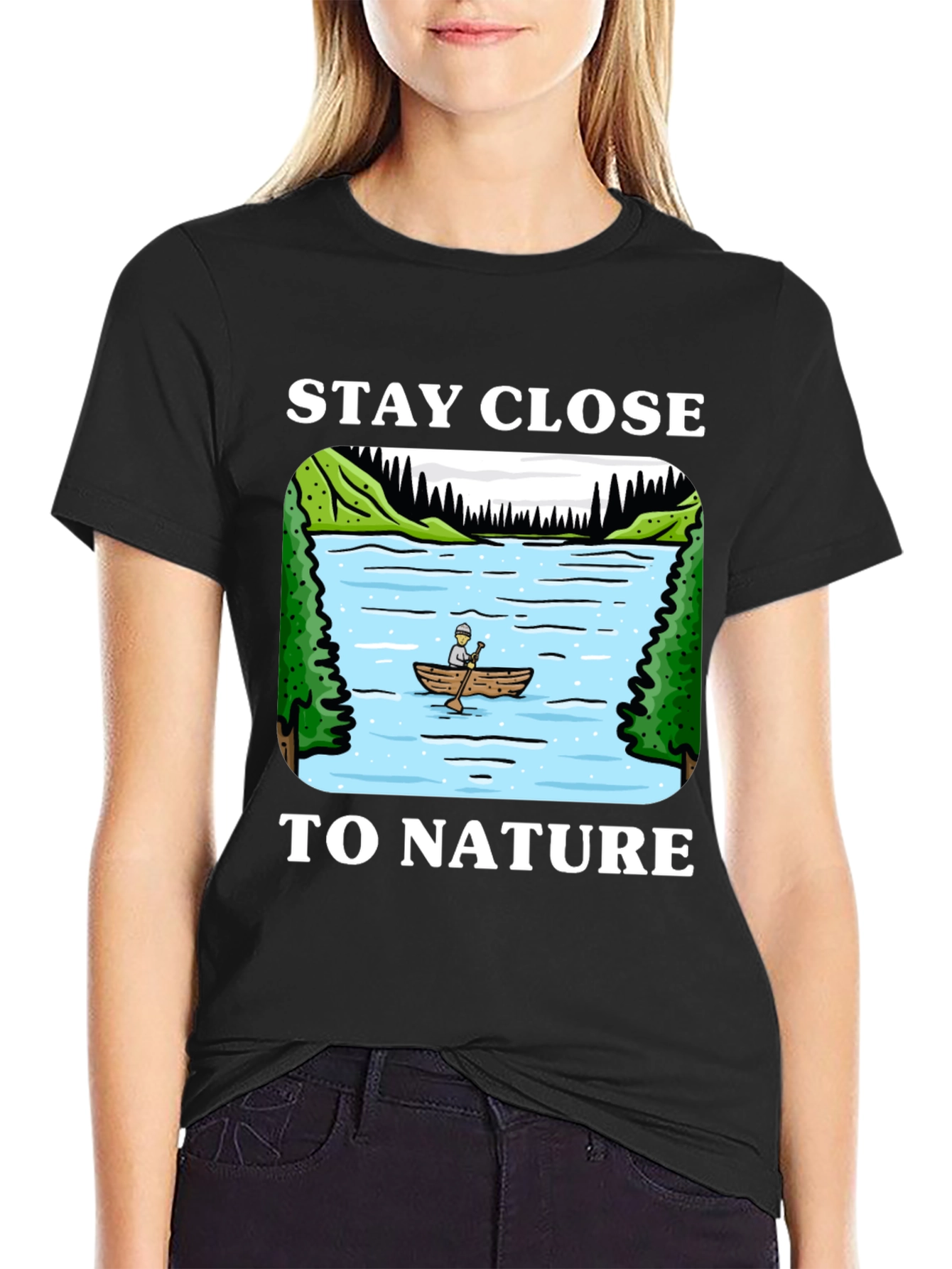 Stay Close To Nature Graphic Tee