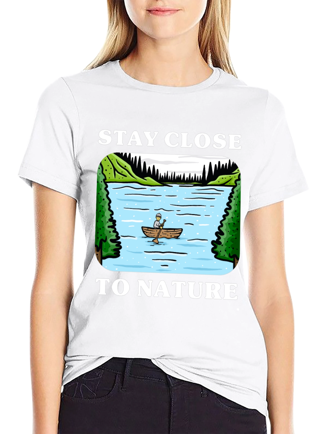 Stay Close To Nature Graphic Tee