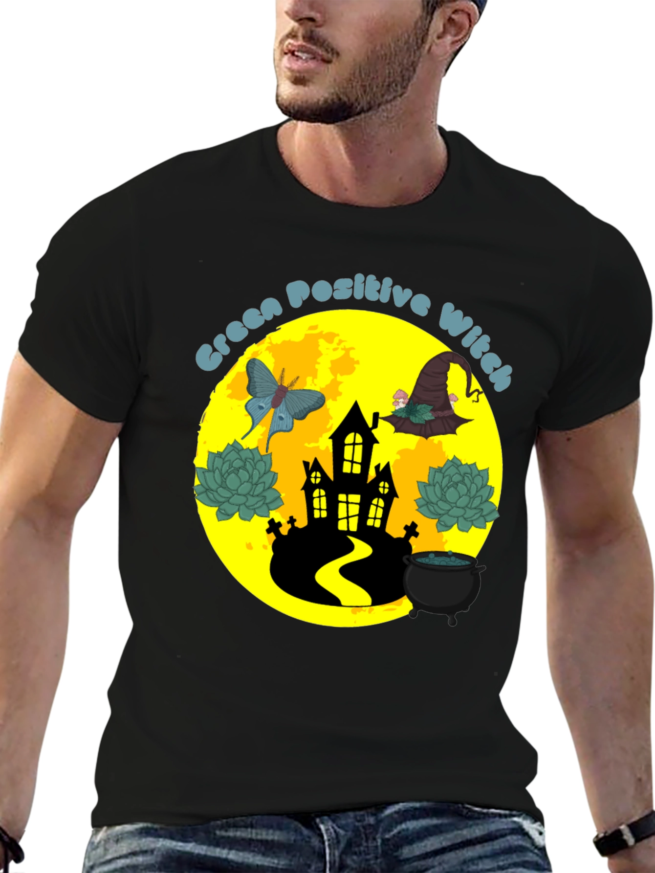 Green Positive Witch T-Shirt