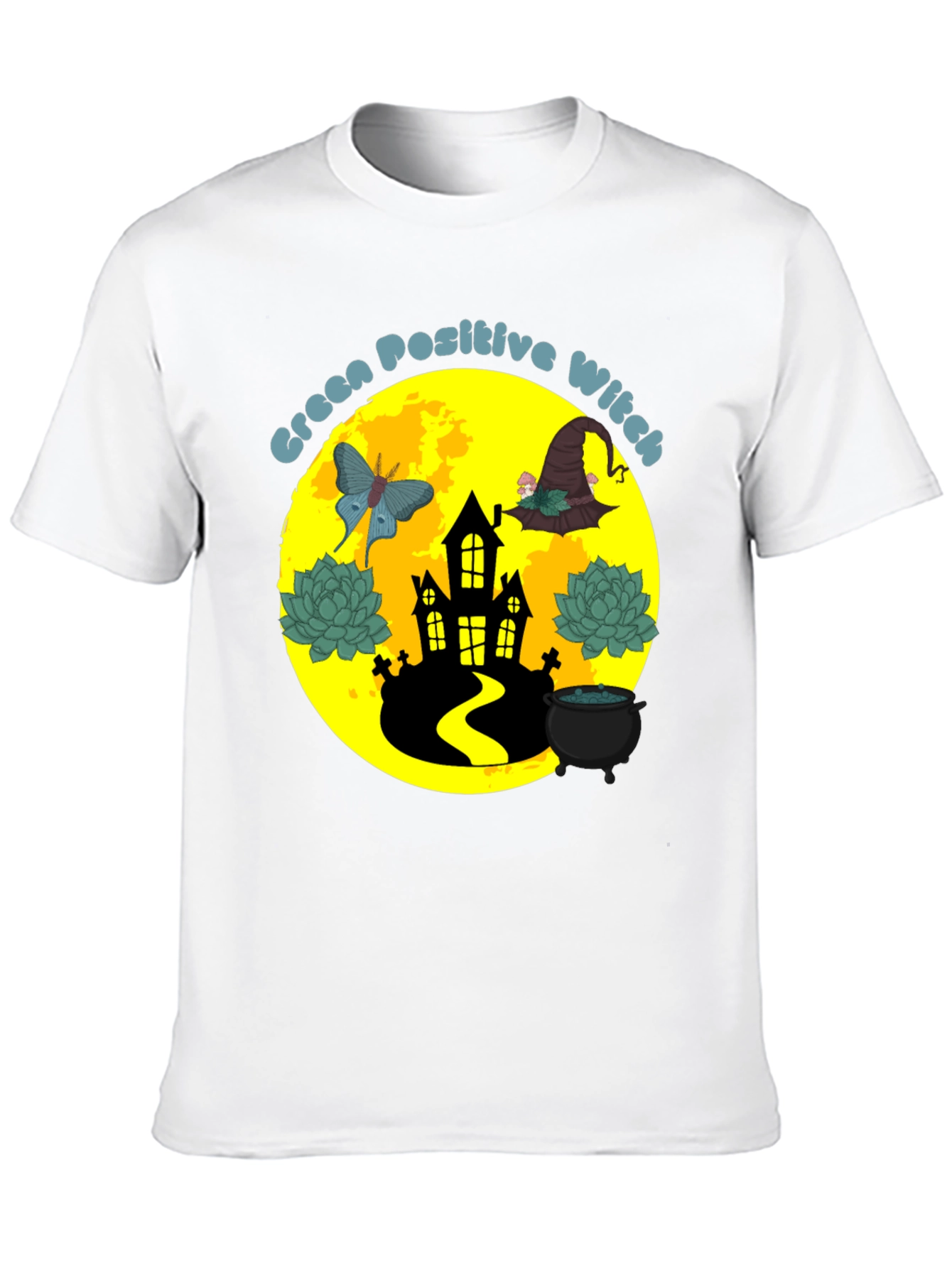 Green Positive Witch T-Shirt