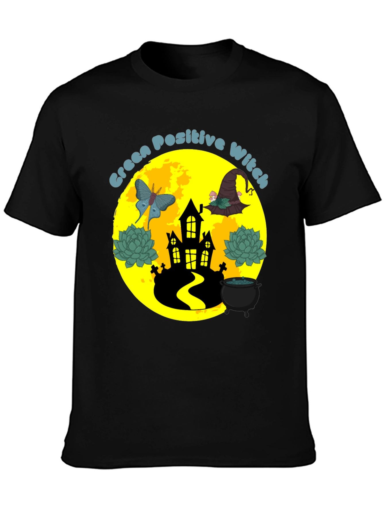 Green Positive Witch T-Shirt