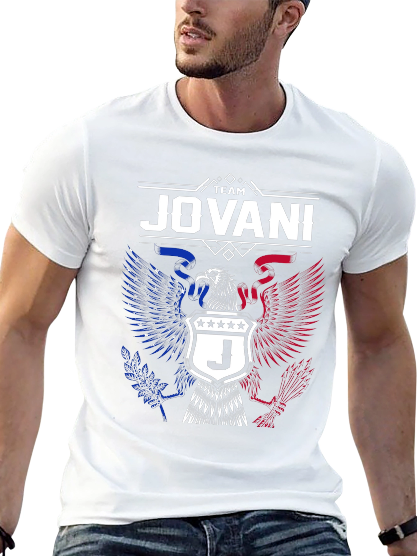 Team Jovani Patriotic Eagle Graphic T-Shirt