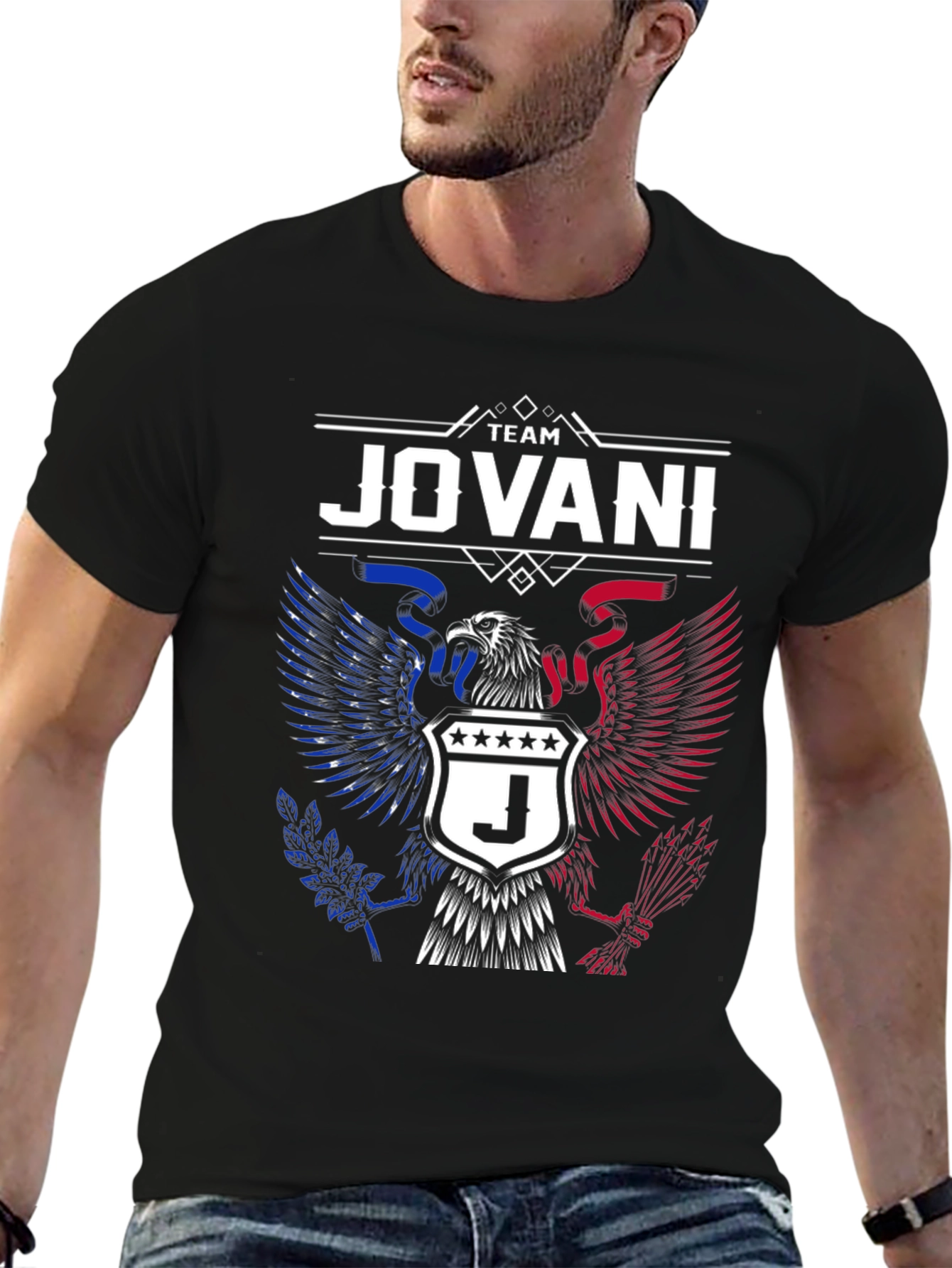 Team Jovani Patriotic Eagle Graphic T-Shirt