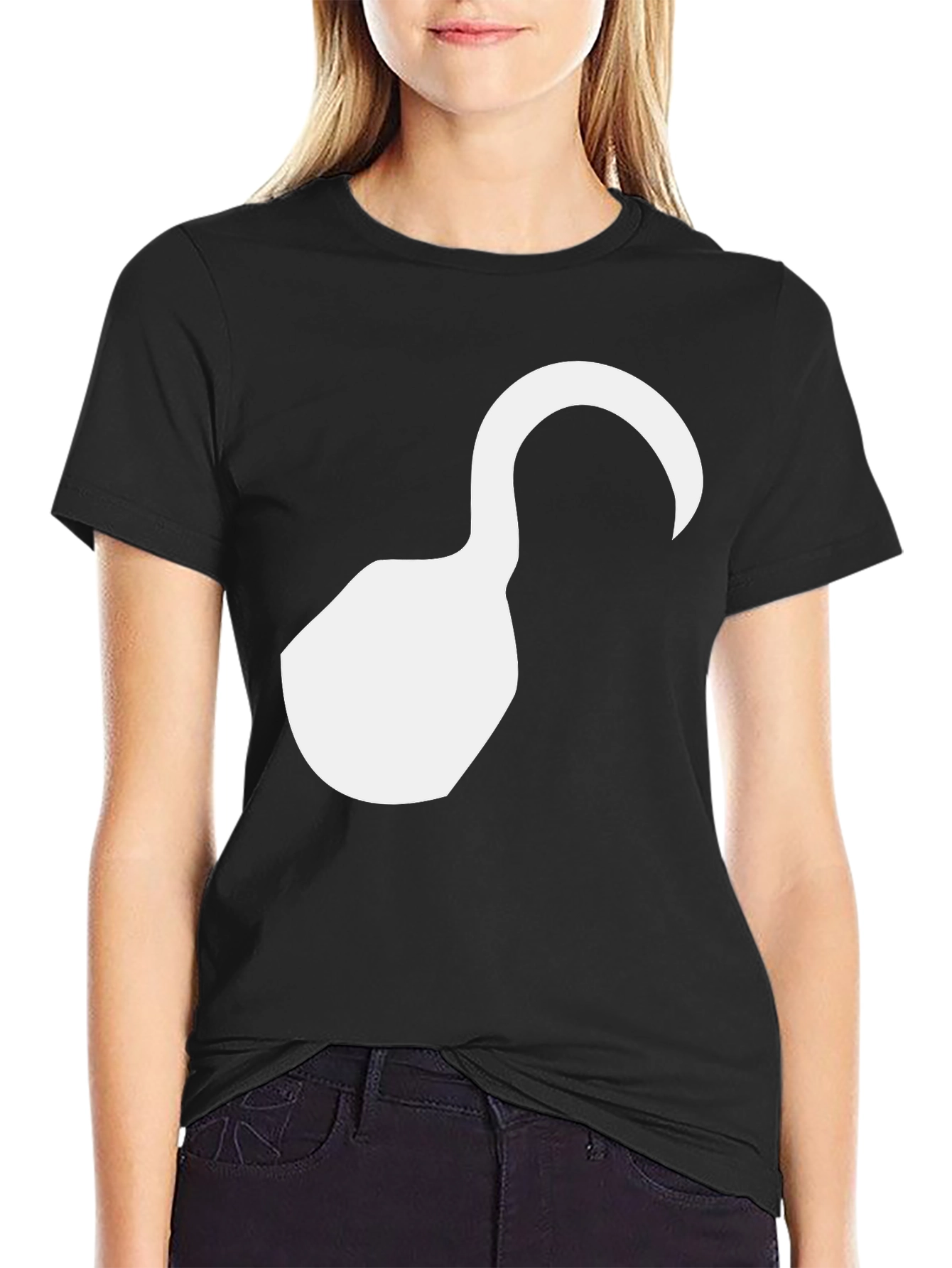 Captain Hook Graphic Tee - Black Cotton T-Shirt