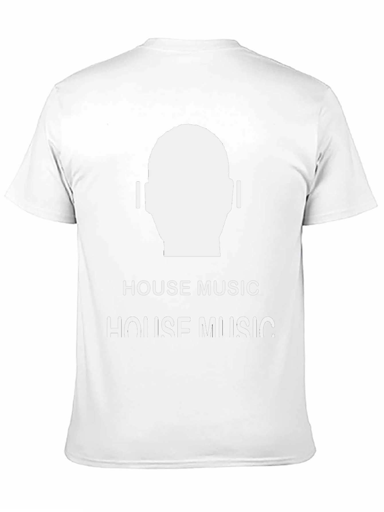House Music T-Shirt - Graphic Design Black Tee