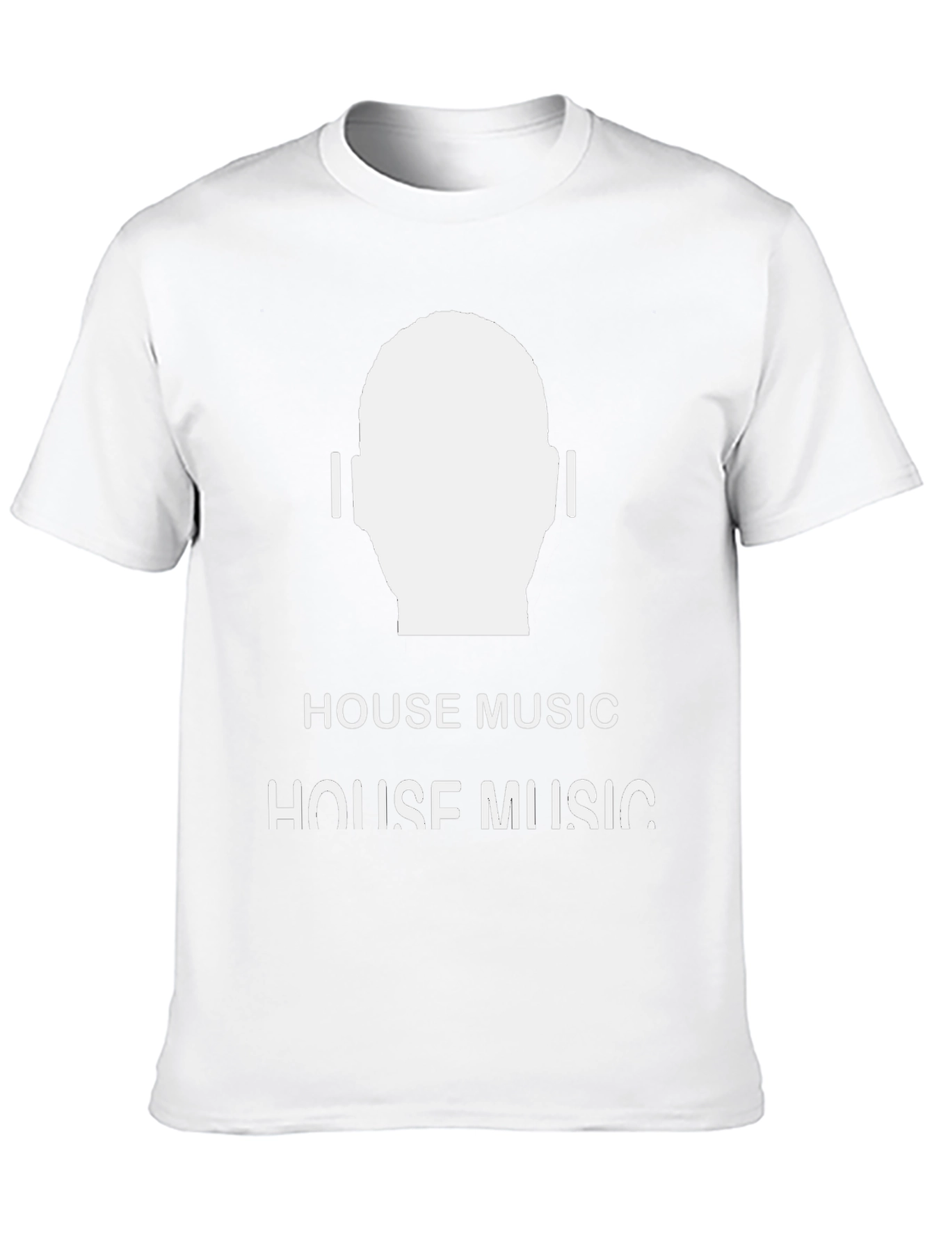 House Music T-Shirt - Graphic Design Black Tee