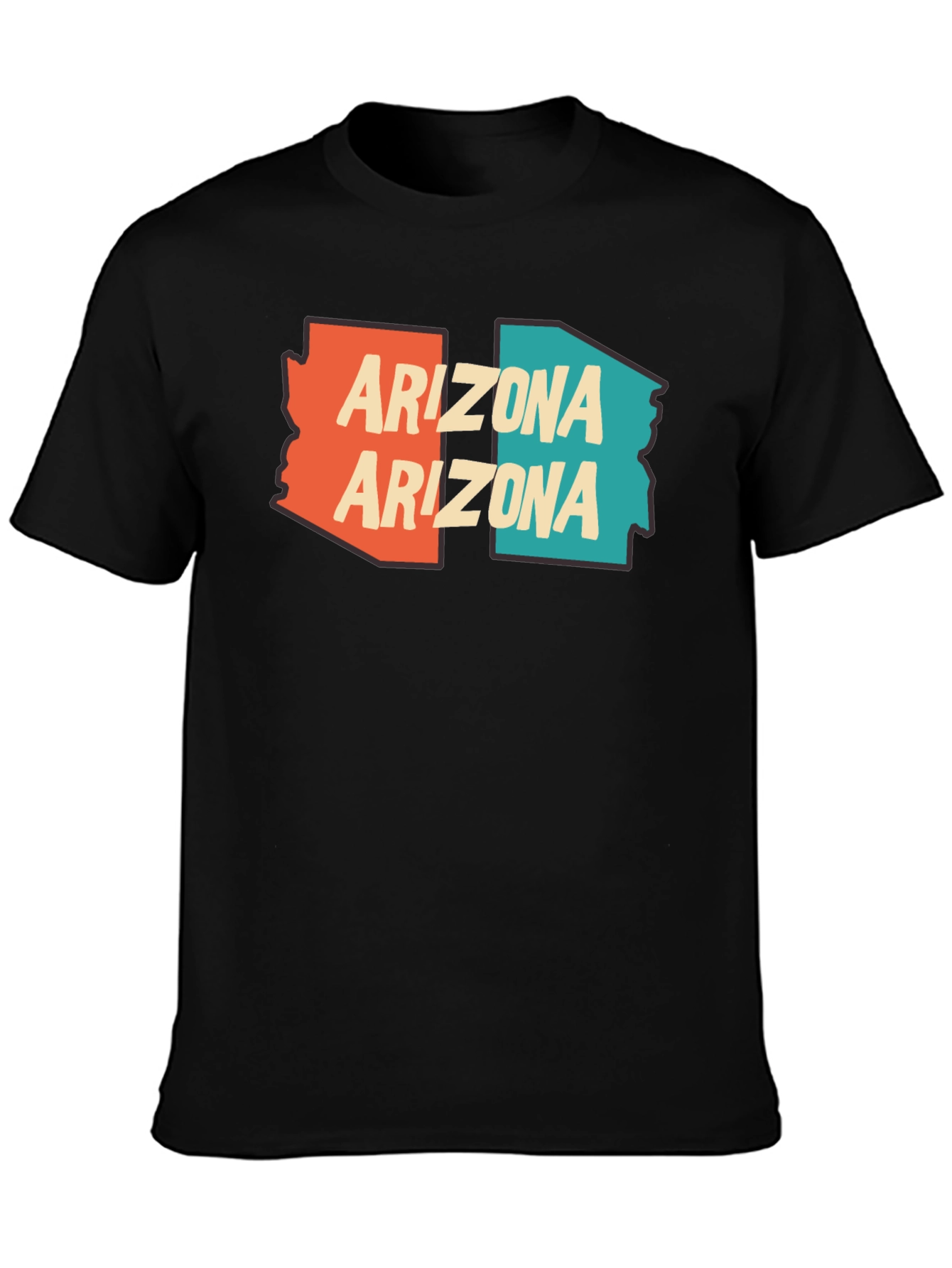 Arizona Graphic Tee - State Pride Black T-Shirt