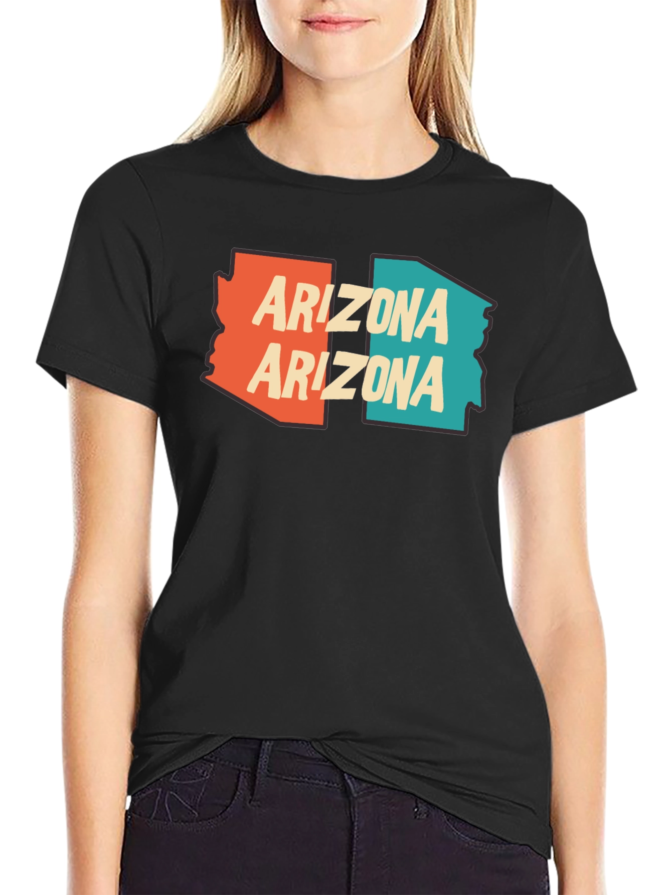 Arizona Graphic Tee - State Pride Black T-Shirt
