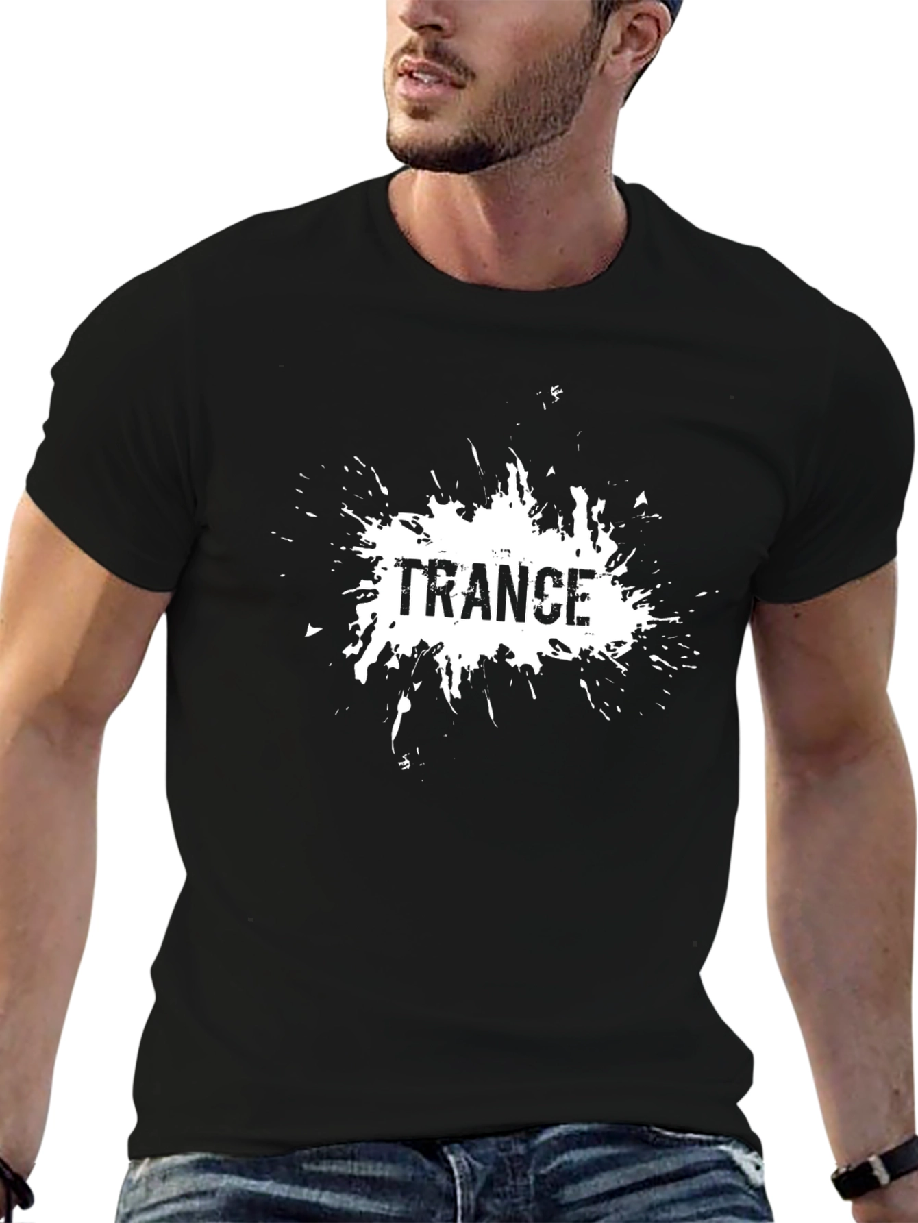 Trance Graphic Black T-Shirt