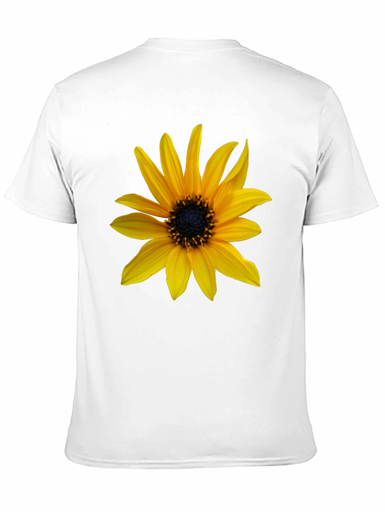 Sunflower Graphic Tee - Black Cotton Blend