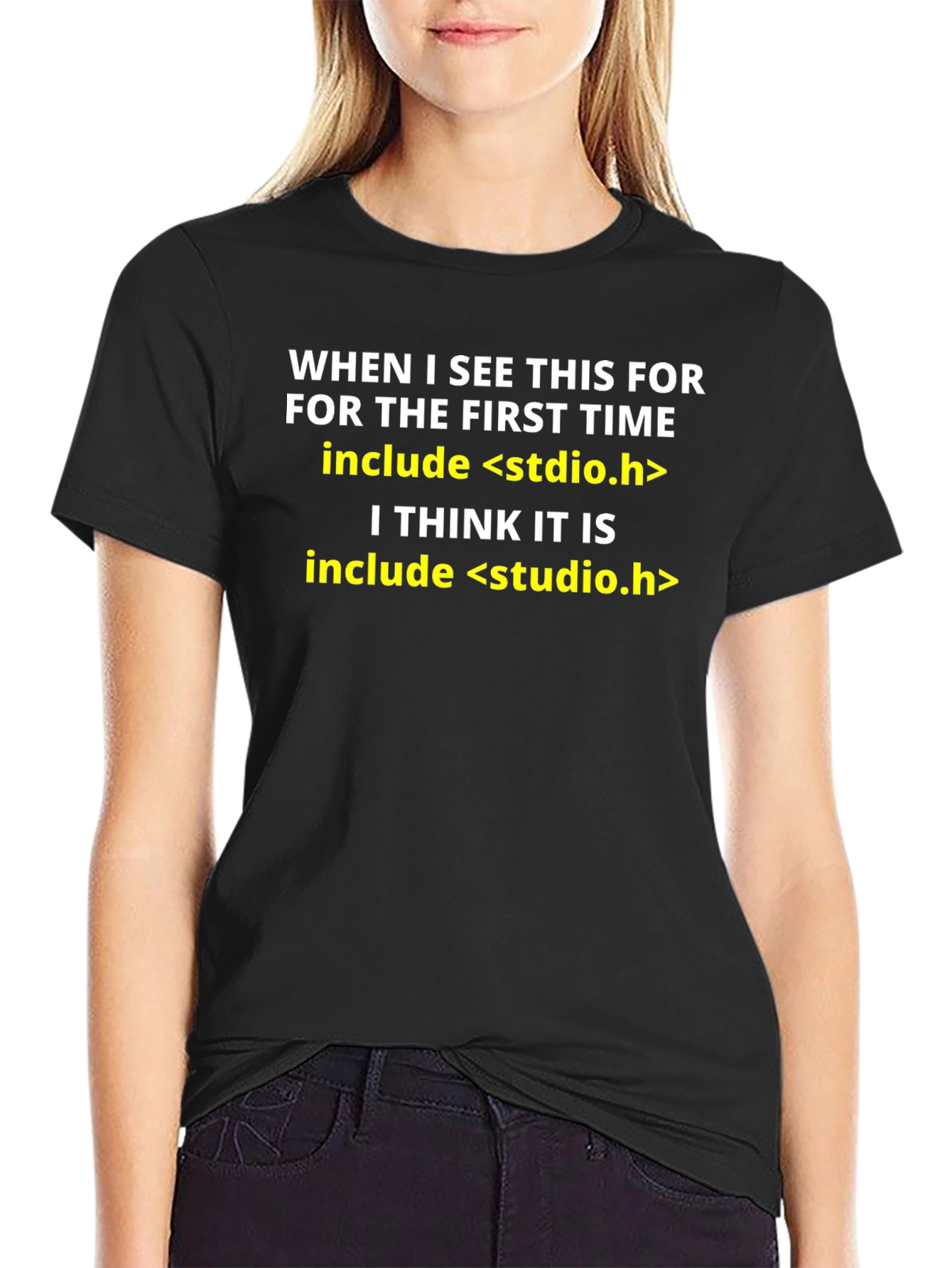 Funny C Programmer T-Shirt: Include Studio Humor