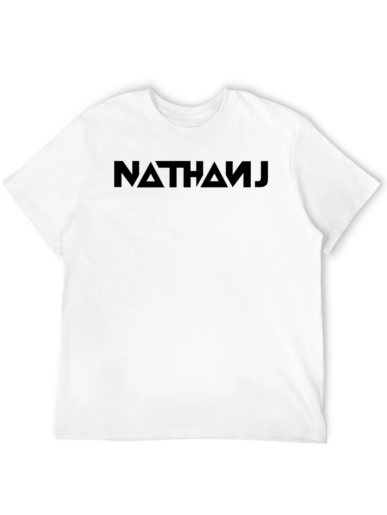 NATHAVNJ T-Shirt - Stylish Black Tee