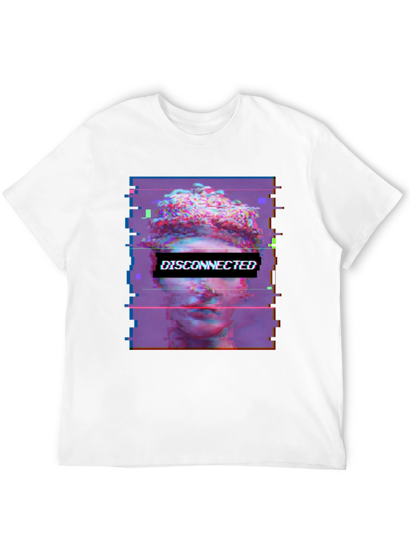 Disconnected Vaporwave Graphic Tee - Unisex