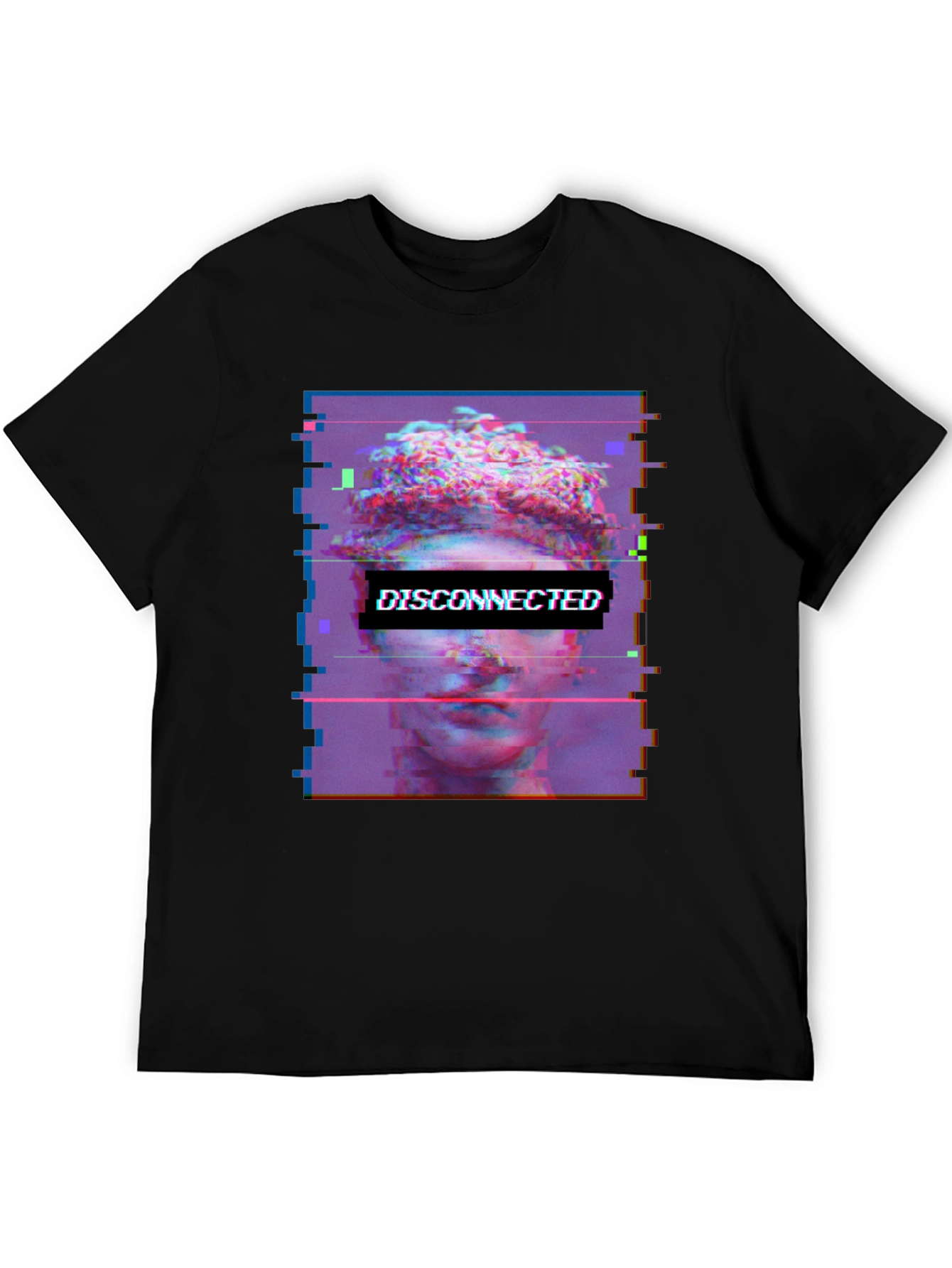 Disconnected Vaporwave Graphic Tee - Unisex