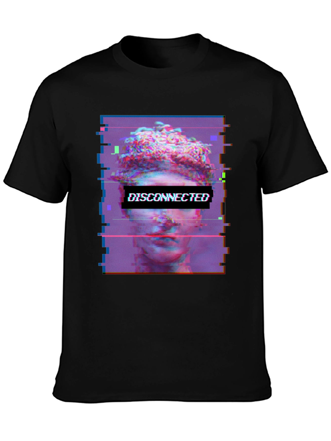 Disconnected Vaporwave Graphic Tee - Unisex