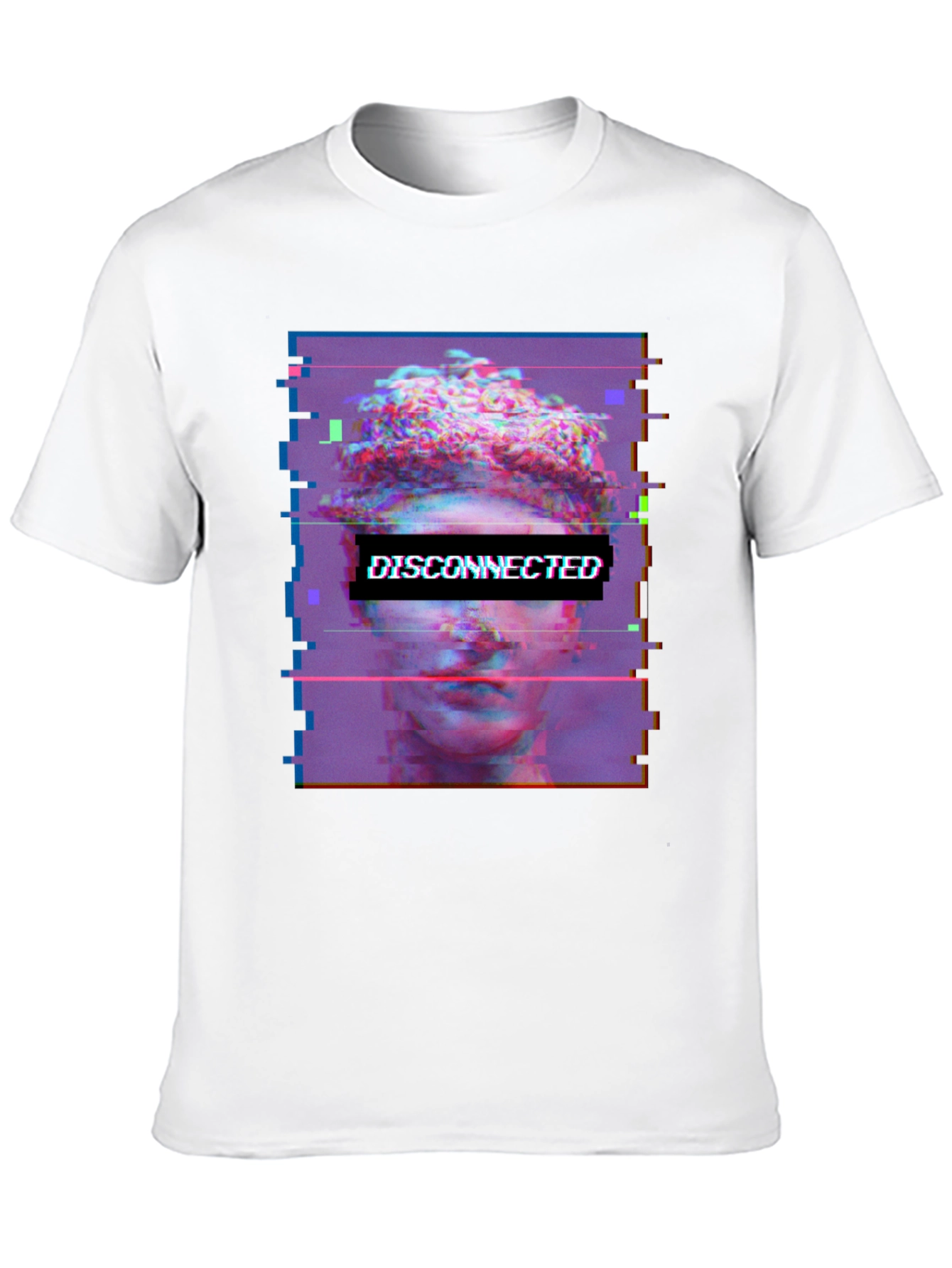 Disconnected Vaporwave Graphic Tee - Unisex