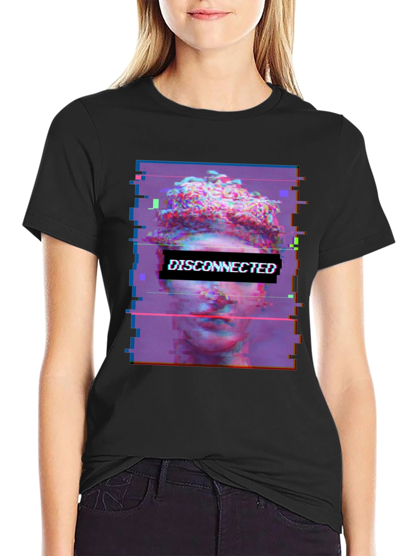 Disconnected Vaporwave Graphic Tee - Unisex