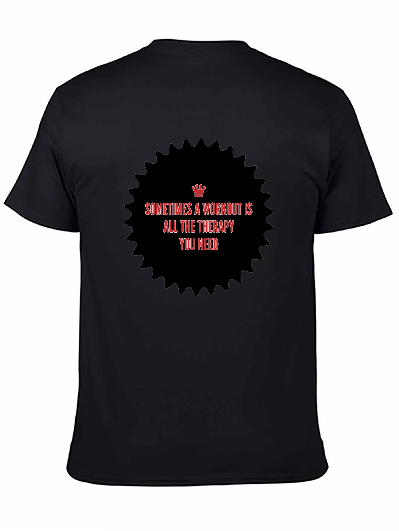Workout Therapy T-Shirt - Motivational Fitness Tee