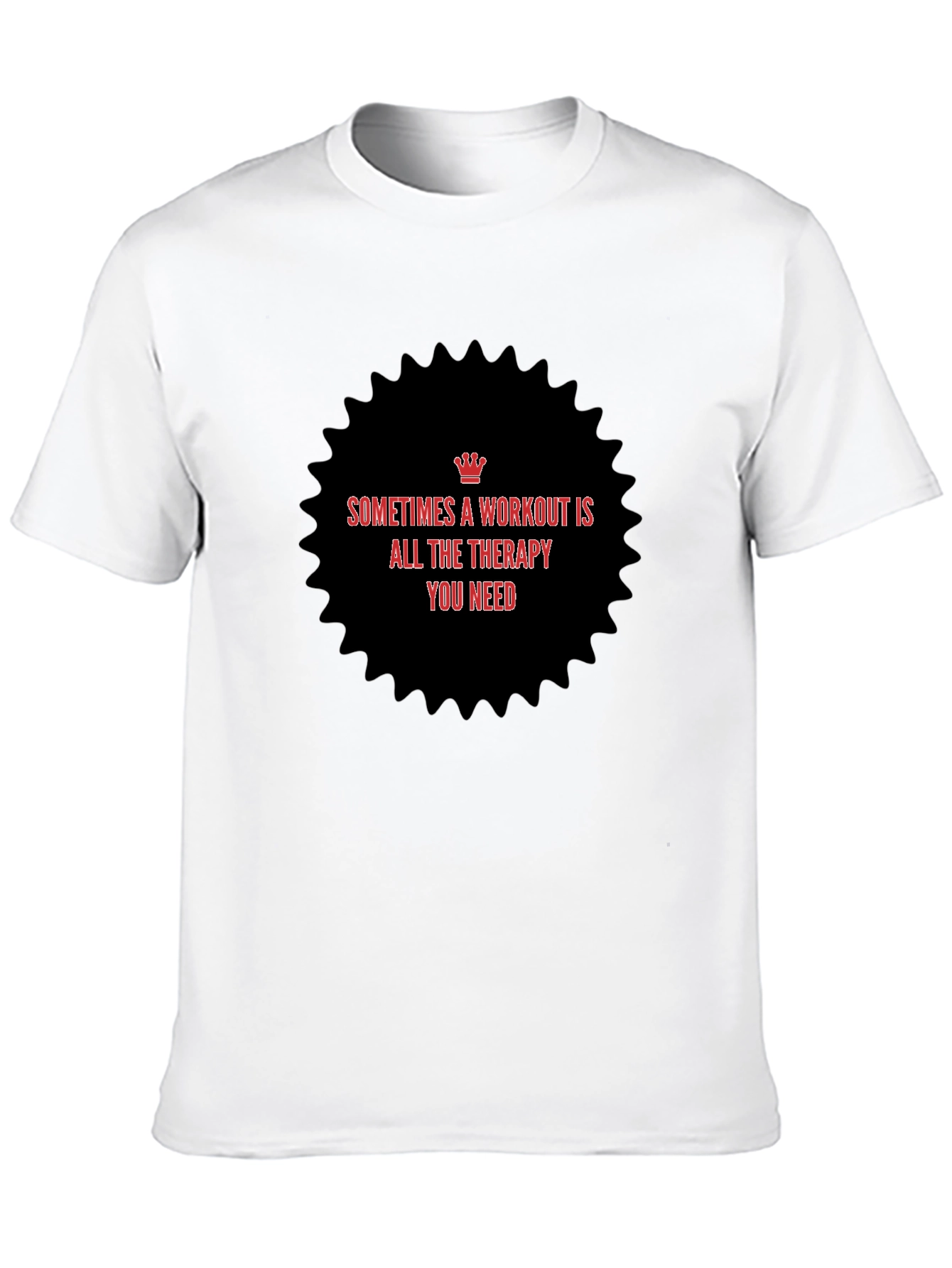 Workout Therapy T-Shirt - Motivational Fitness Tee
