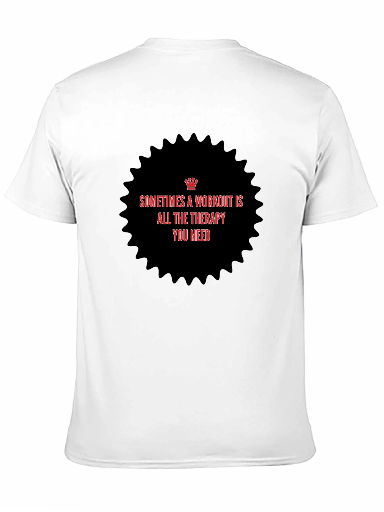 Workout Therapy T-Shirt - Motivational Fitness Tee