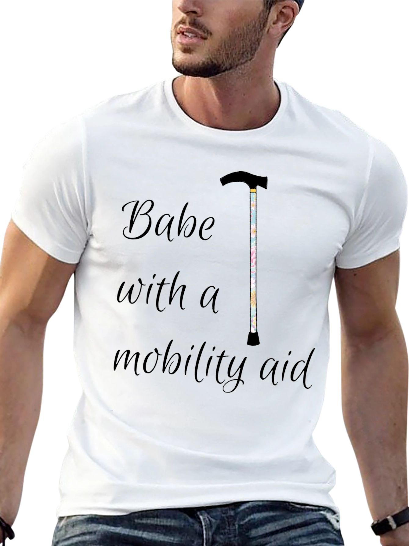 Babe with a Mobility Aid T-Shirt