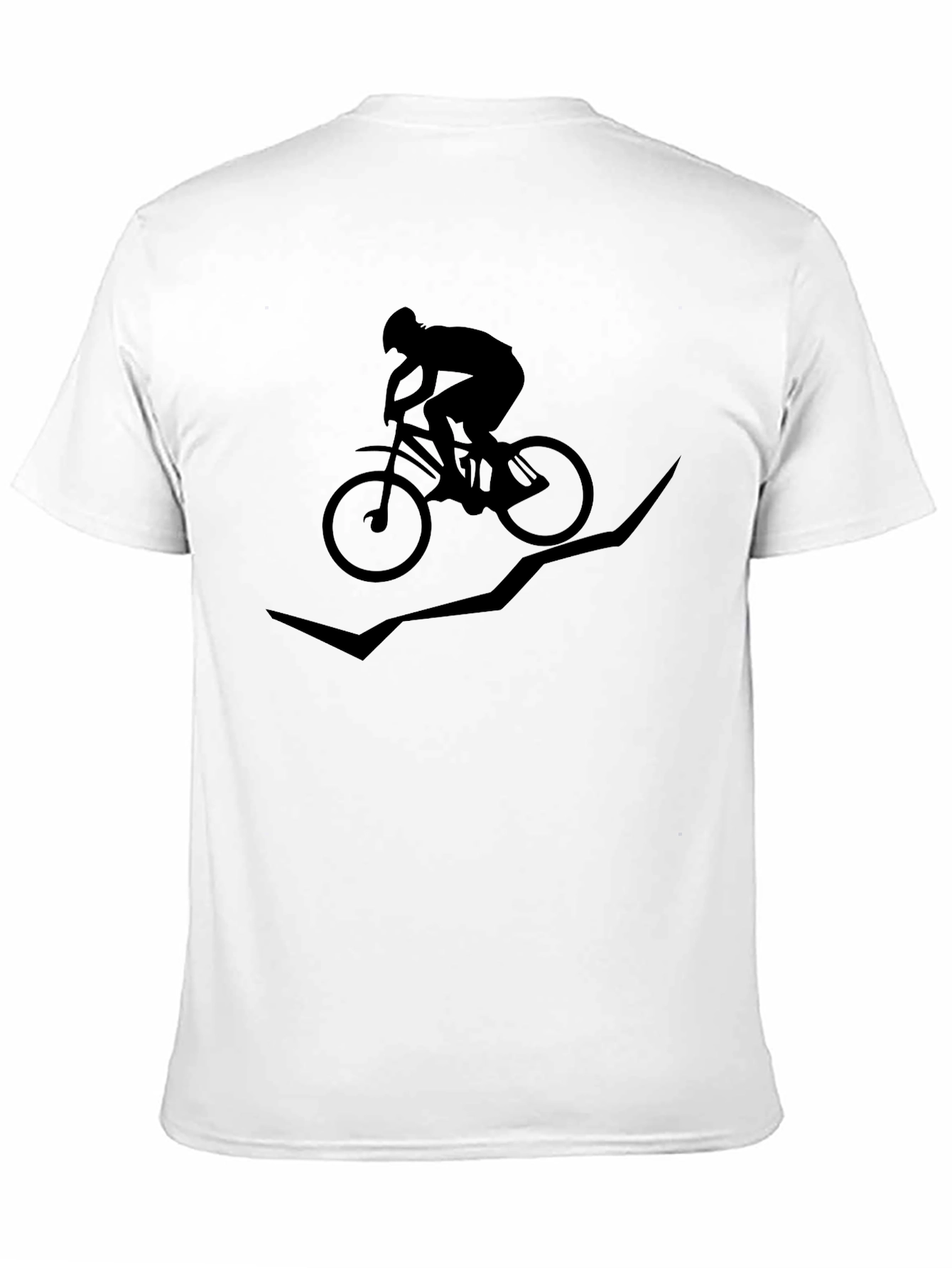 Mountain Biker T-Shirt - Black Graphic Tee