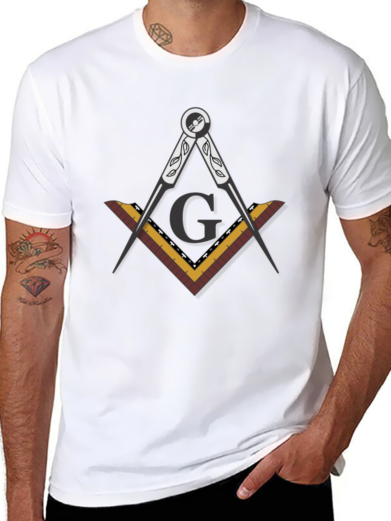 Masonic Compass & Square T-Shirt