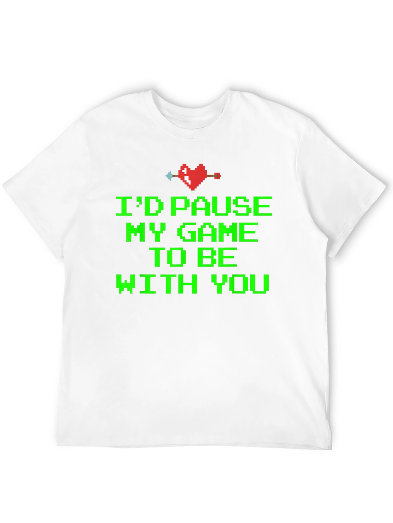 Gamer Love T-Shirt - Id Pause My Game