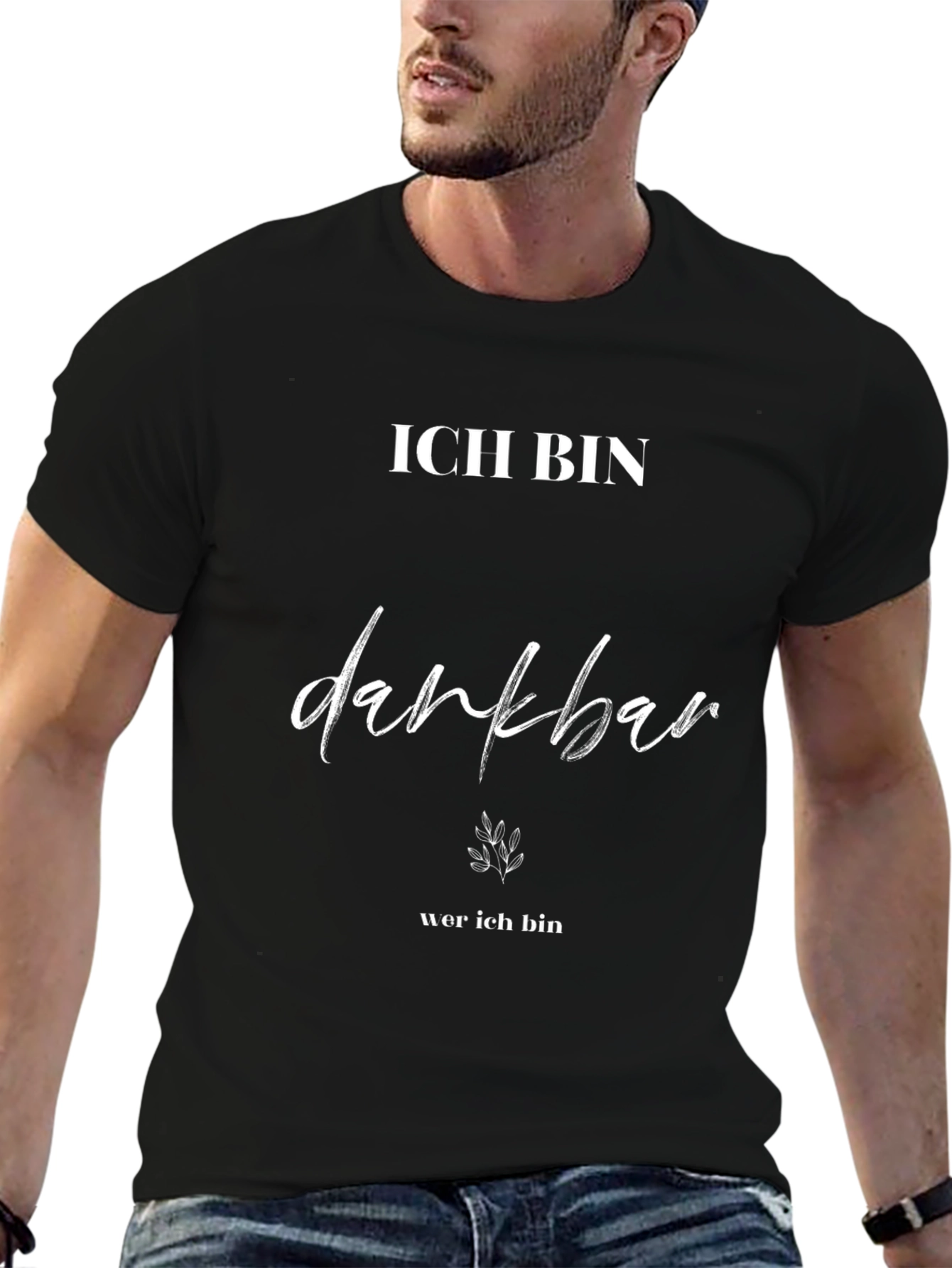 Ich Bin Dankbar T-Shirt - Stylish German Slogan Tee