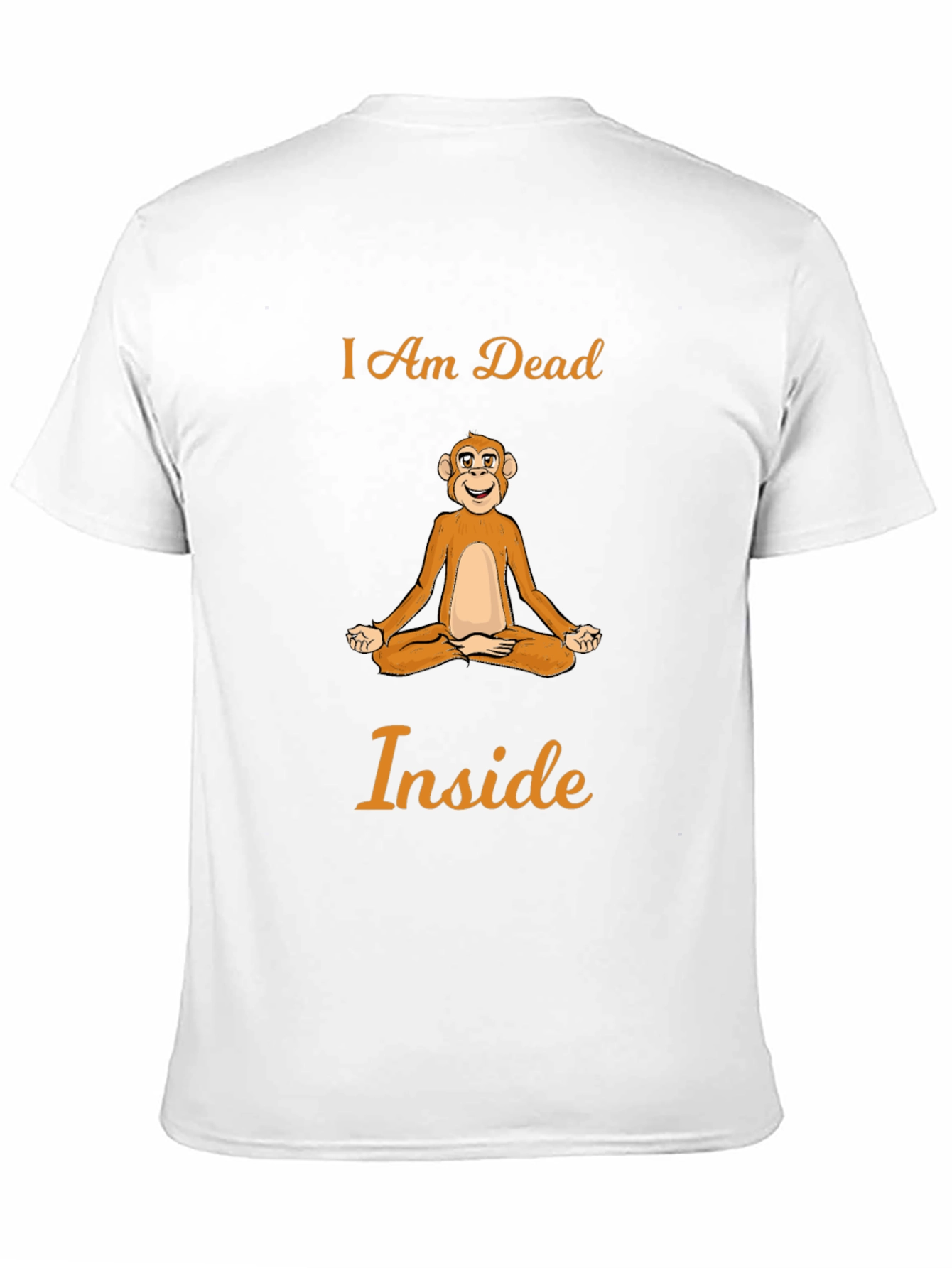 I Am Dead Inside Monkey Meditation T-Shirt