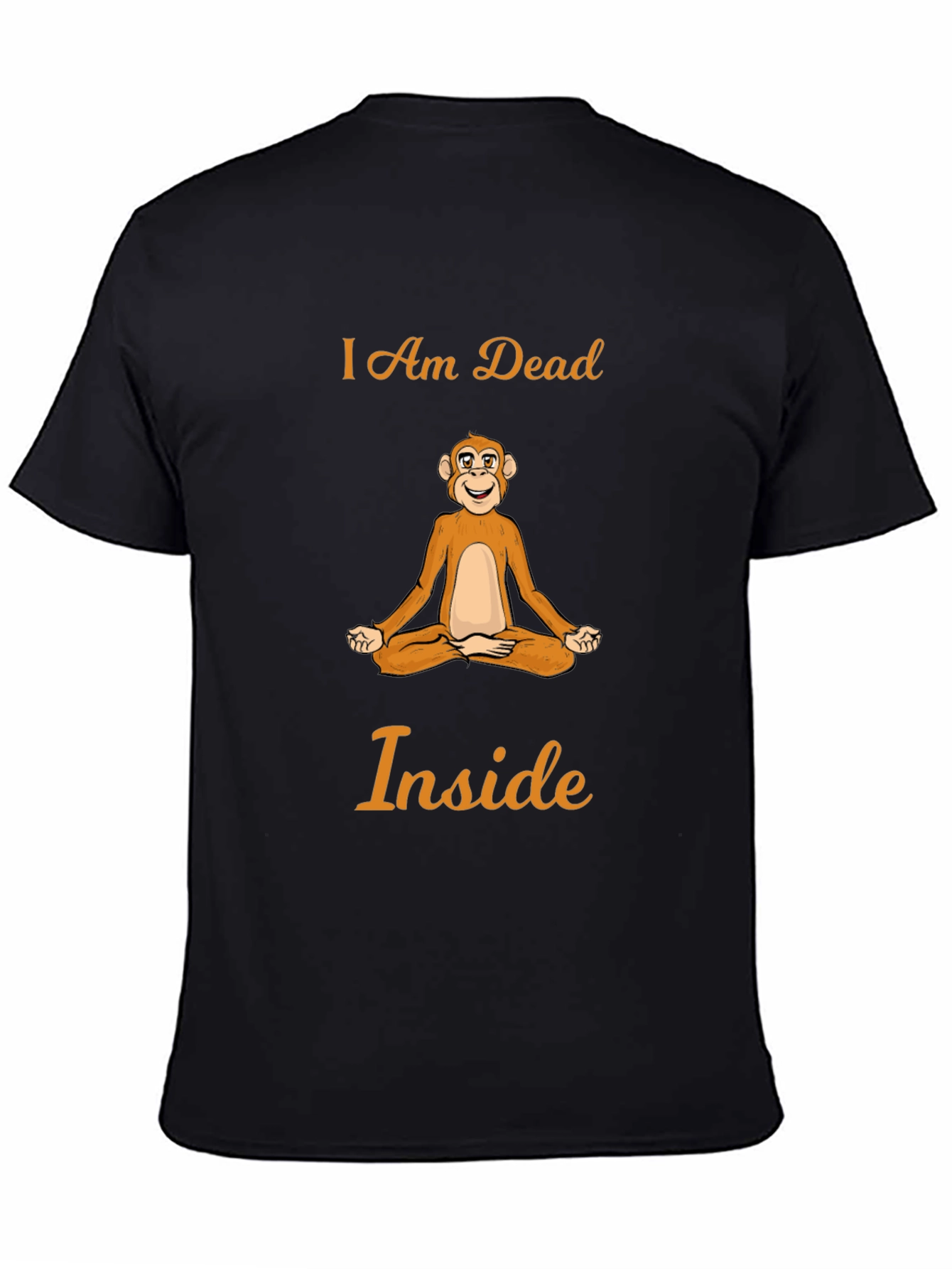 I Am Dead Inside Monkey Meditation T-Shirt