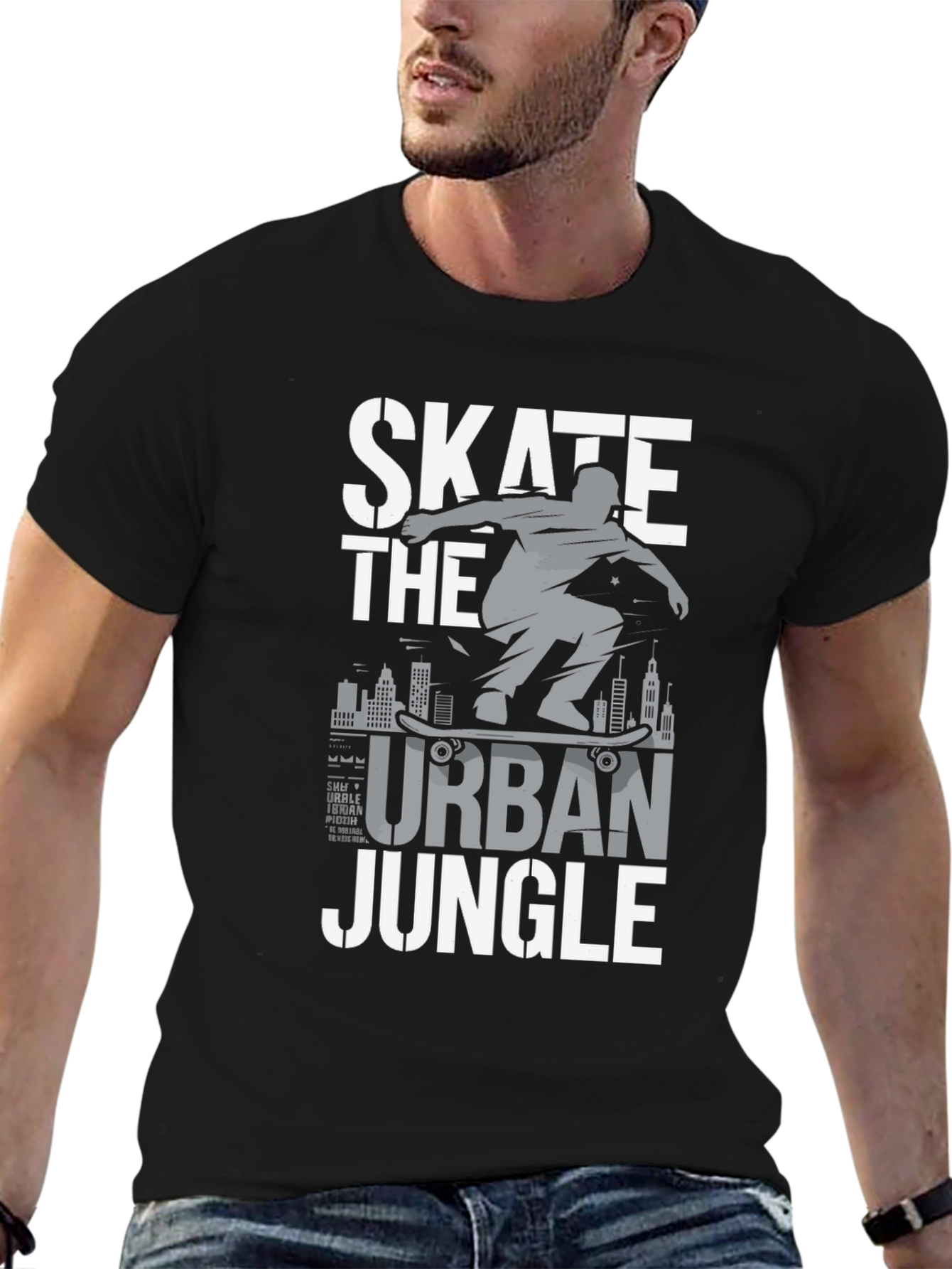Skate the Urban Jungle Graphic Tee