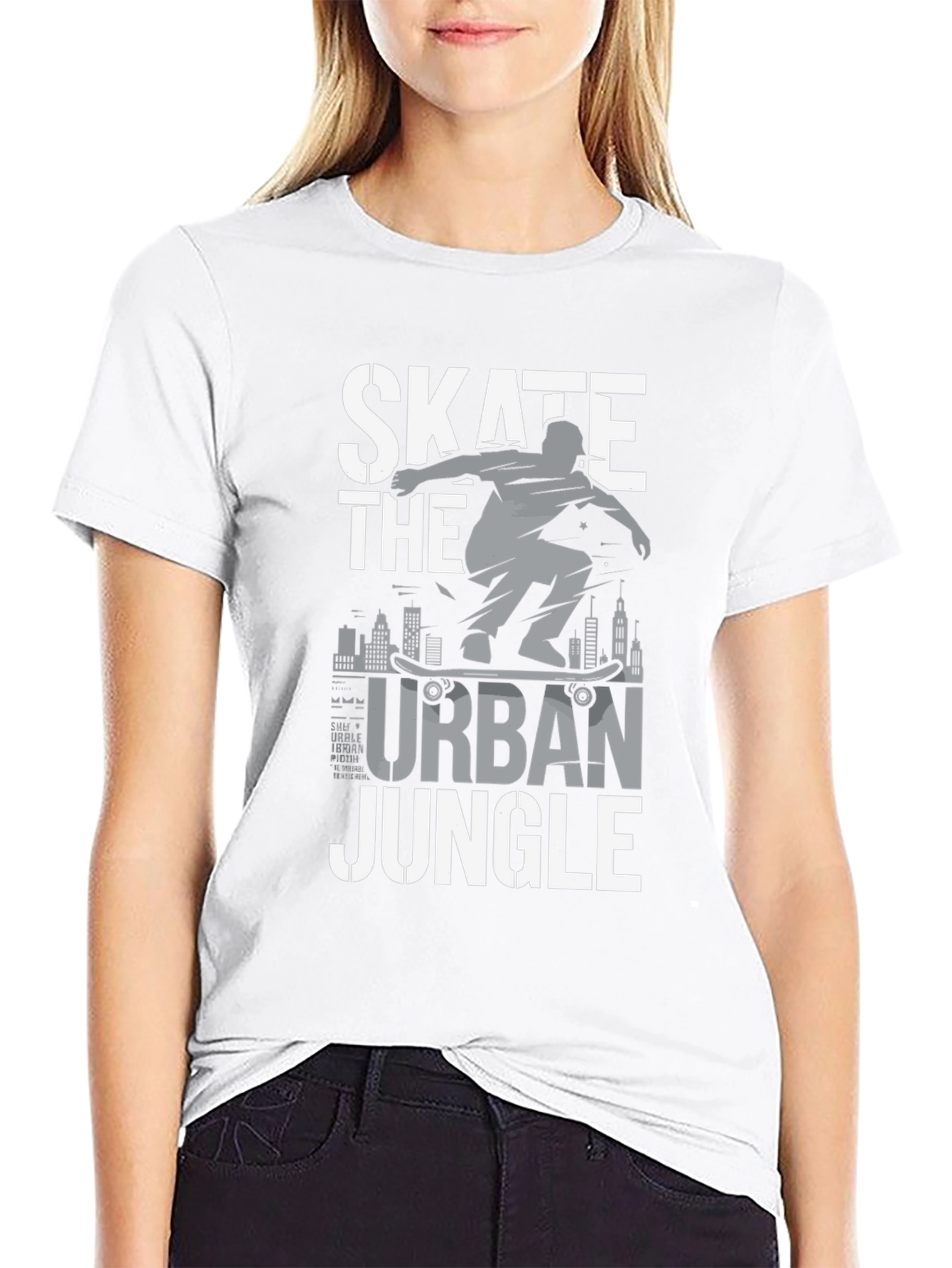 Skate the Urban Jungle Graphic Tee