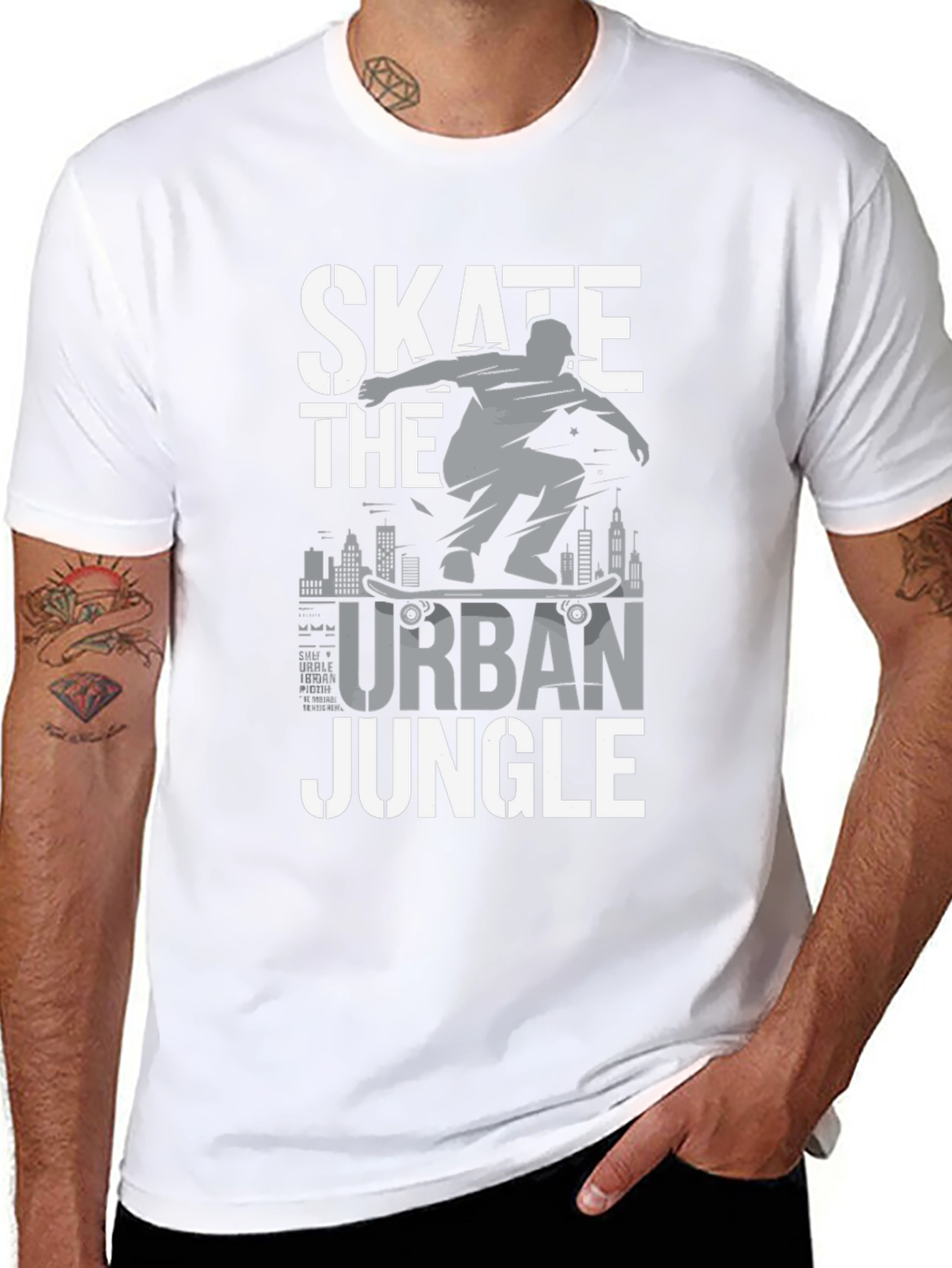 Skate the Urban Jungle Graphic Tee