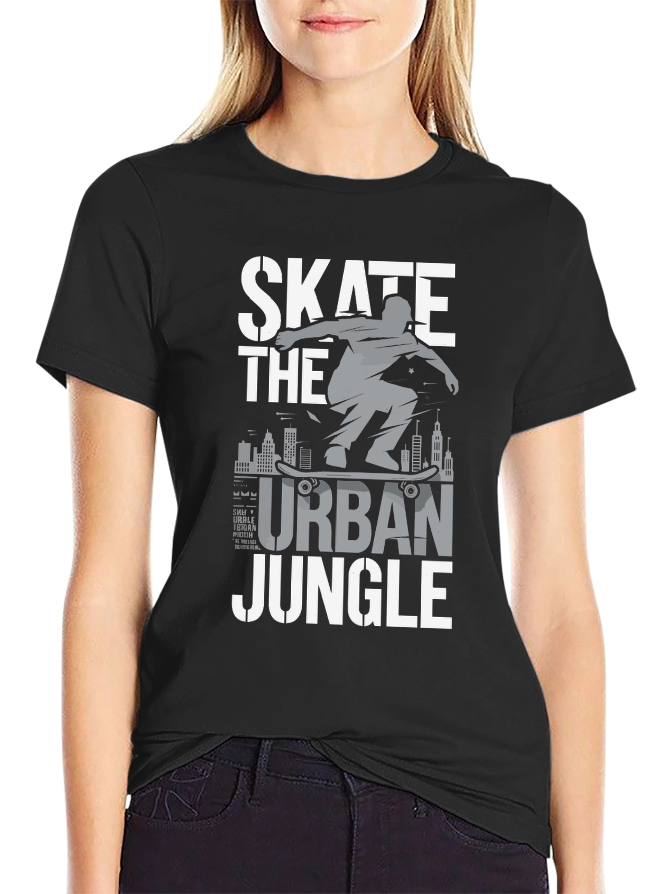 Skate the Urban Jungle Graphic Tee