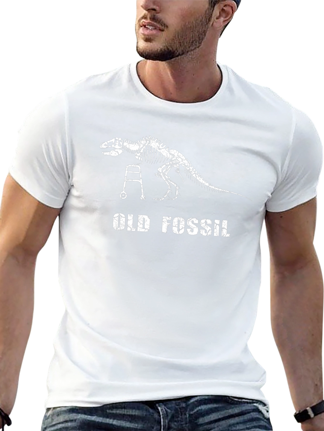 Old Fossil Dinosaur Skeleton T-Shirt