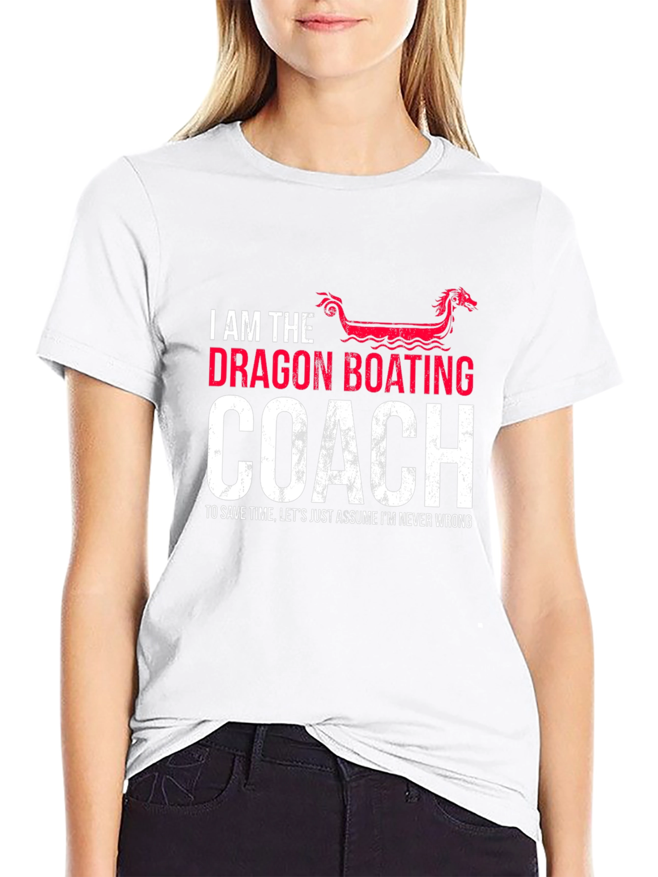 Dragon Boating Coach Novelty T-Shirt
