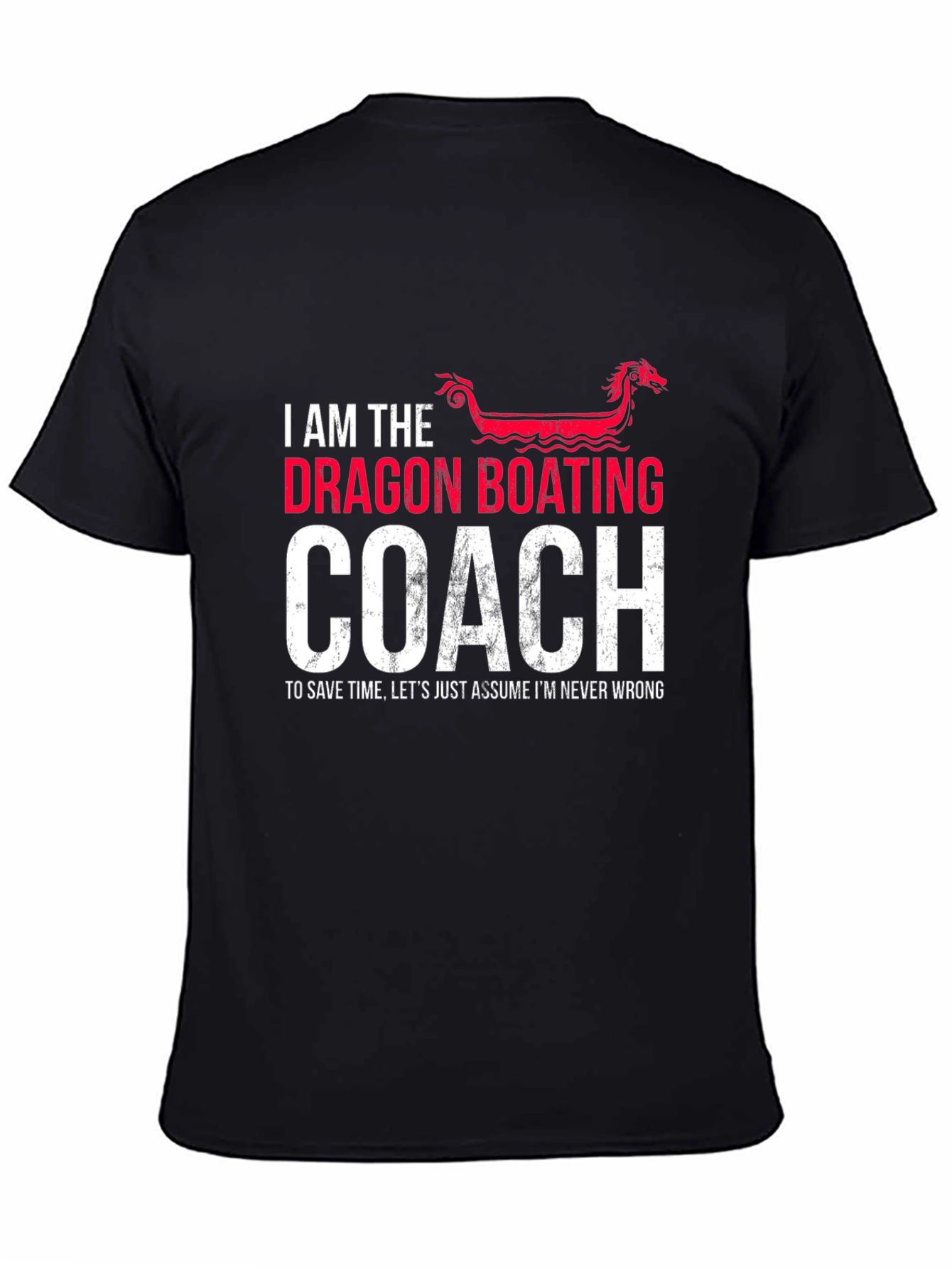Dragon Boating Coach Novelty T-Shirt