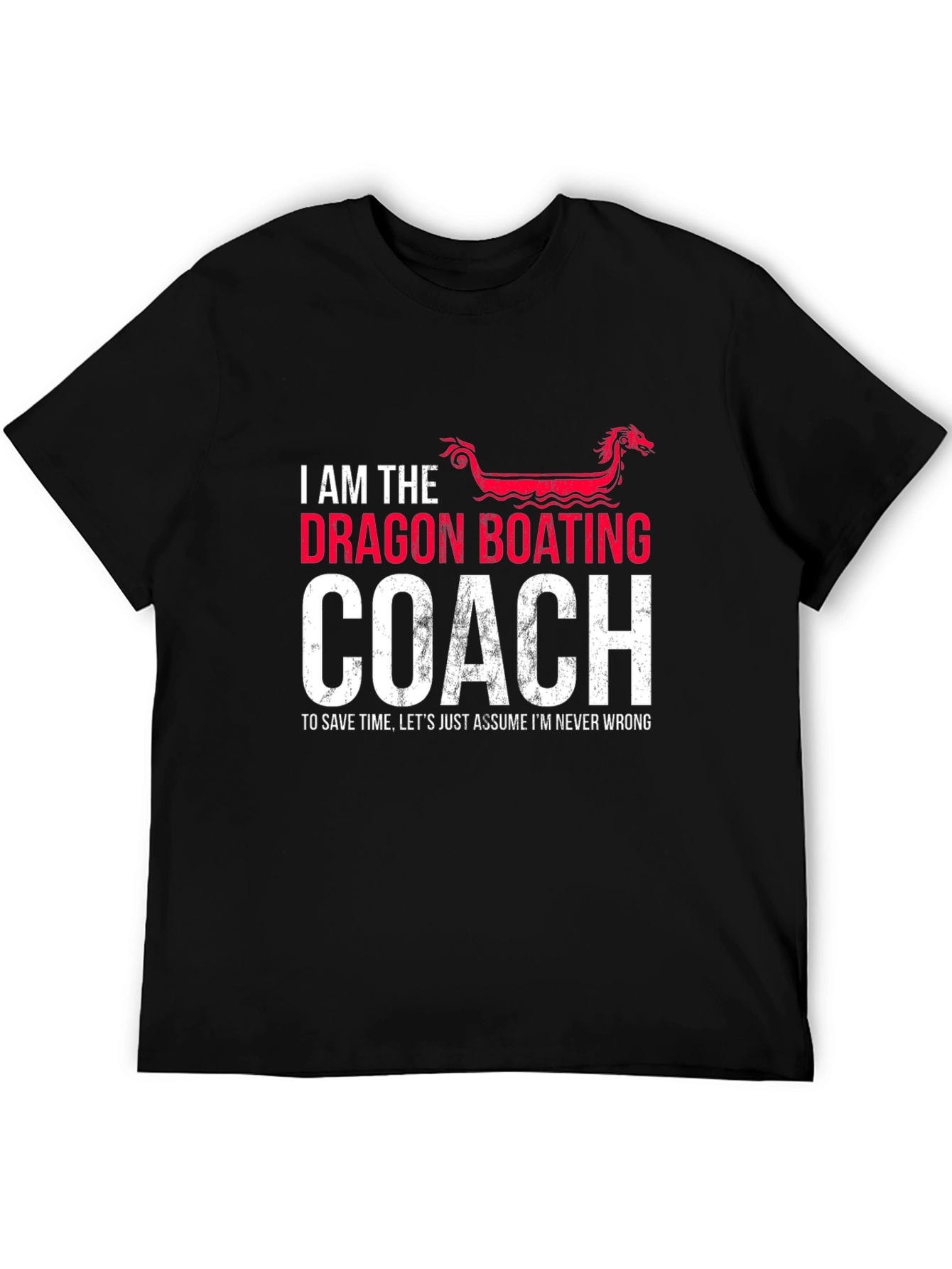 Dragon Boating Coach Novelty T-Shirt