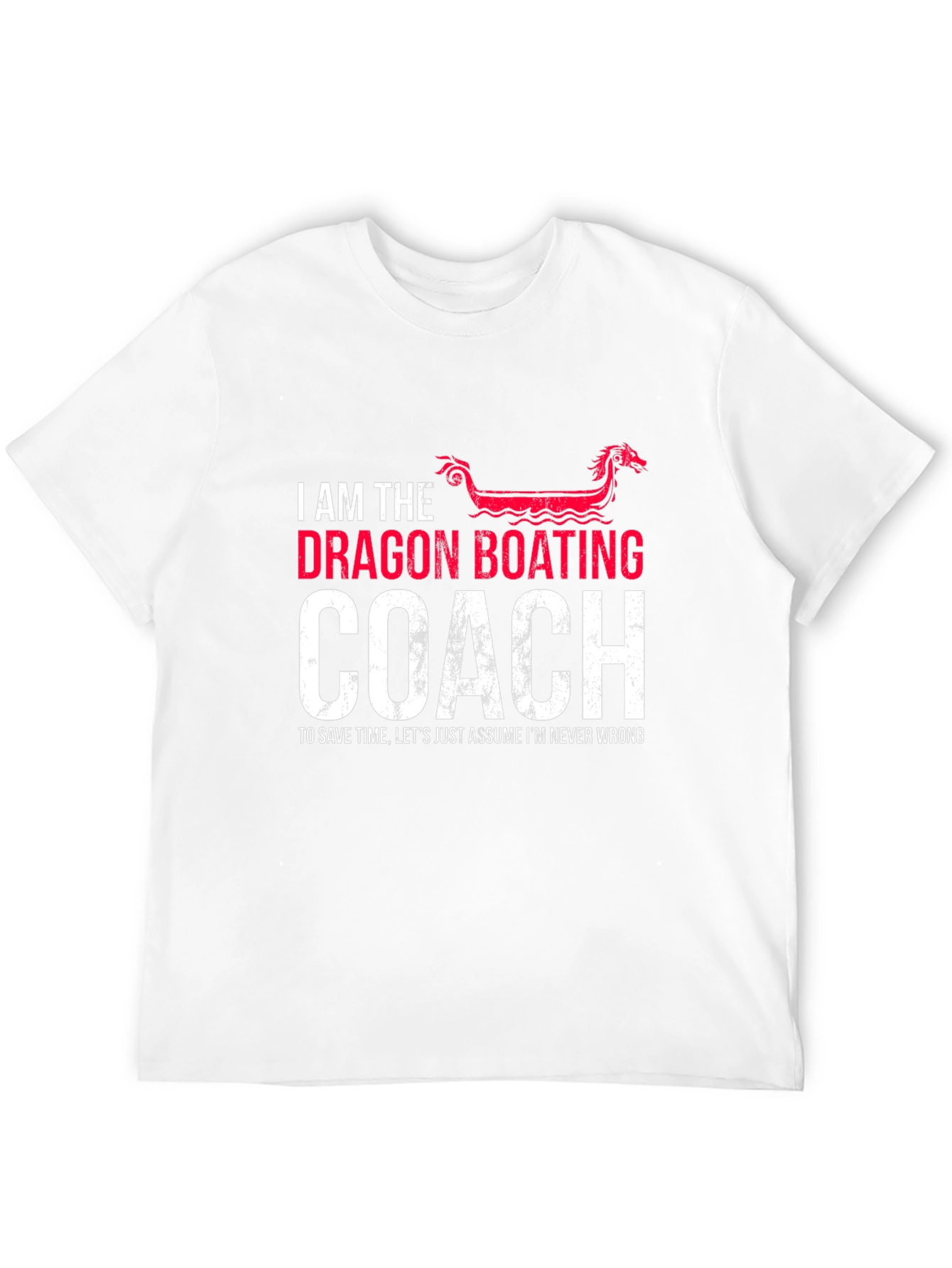 Dragon Boating Coach Novelty T-Shirt