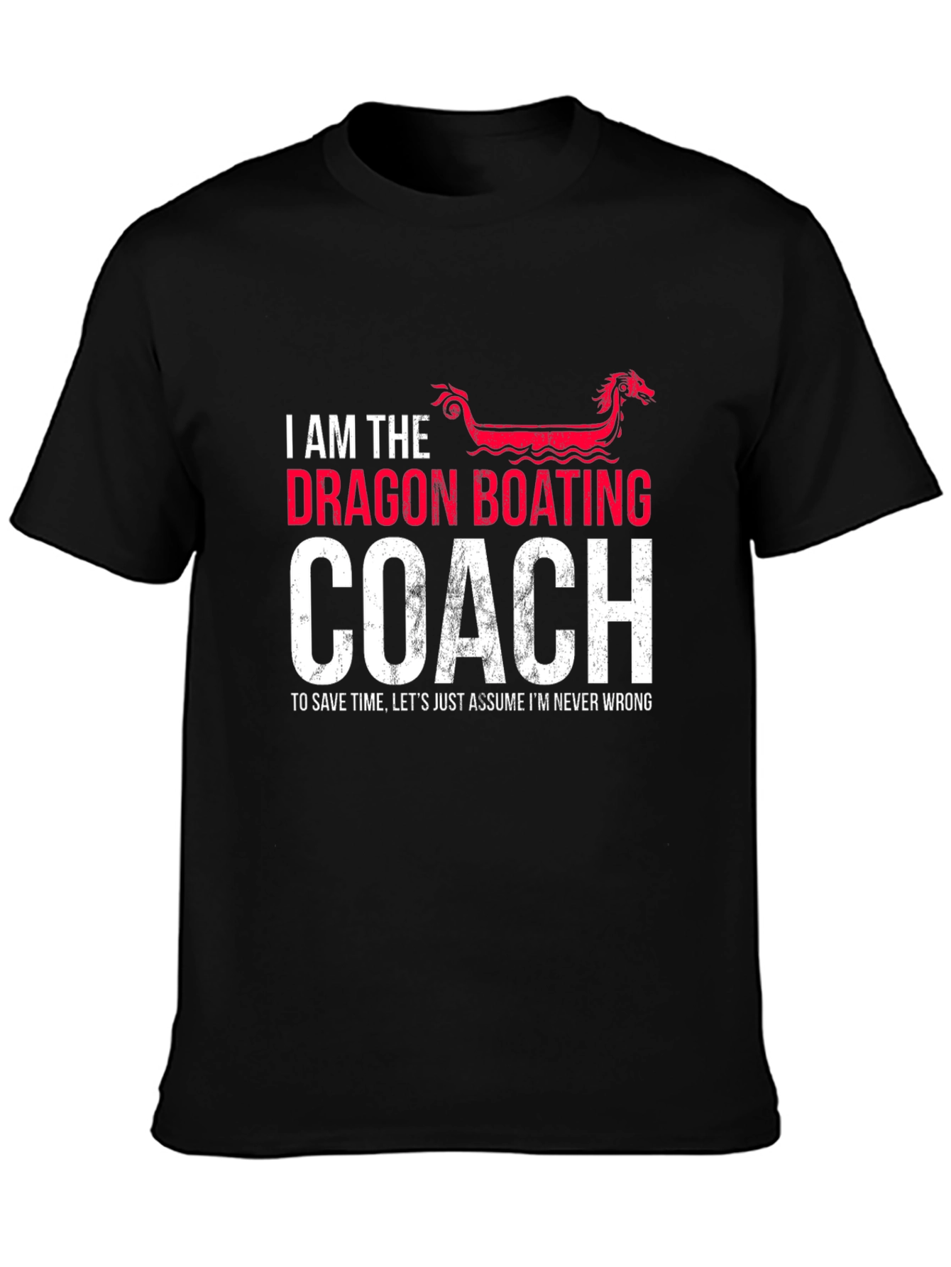 Dragon Boating Coach Novelty T-Shirt