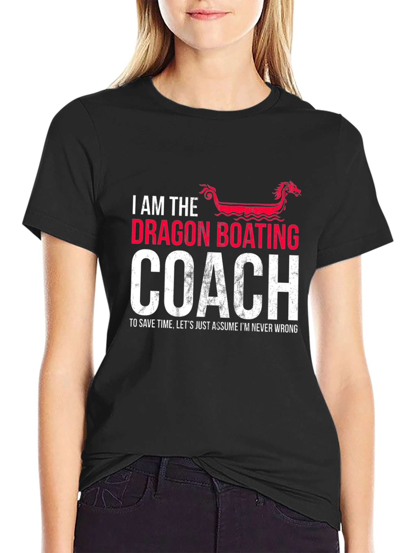 Dragon Boating Coach Novelty T-Shirt