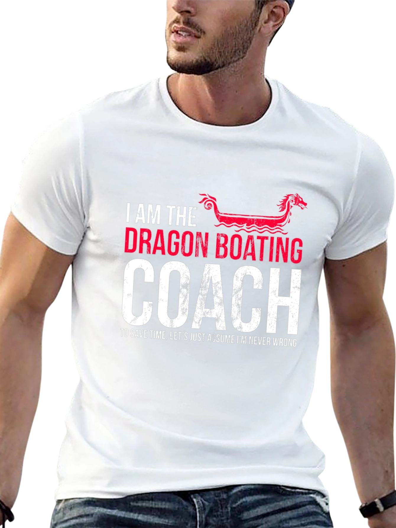 Dragon Boating Coach Novelty T-Shirt