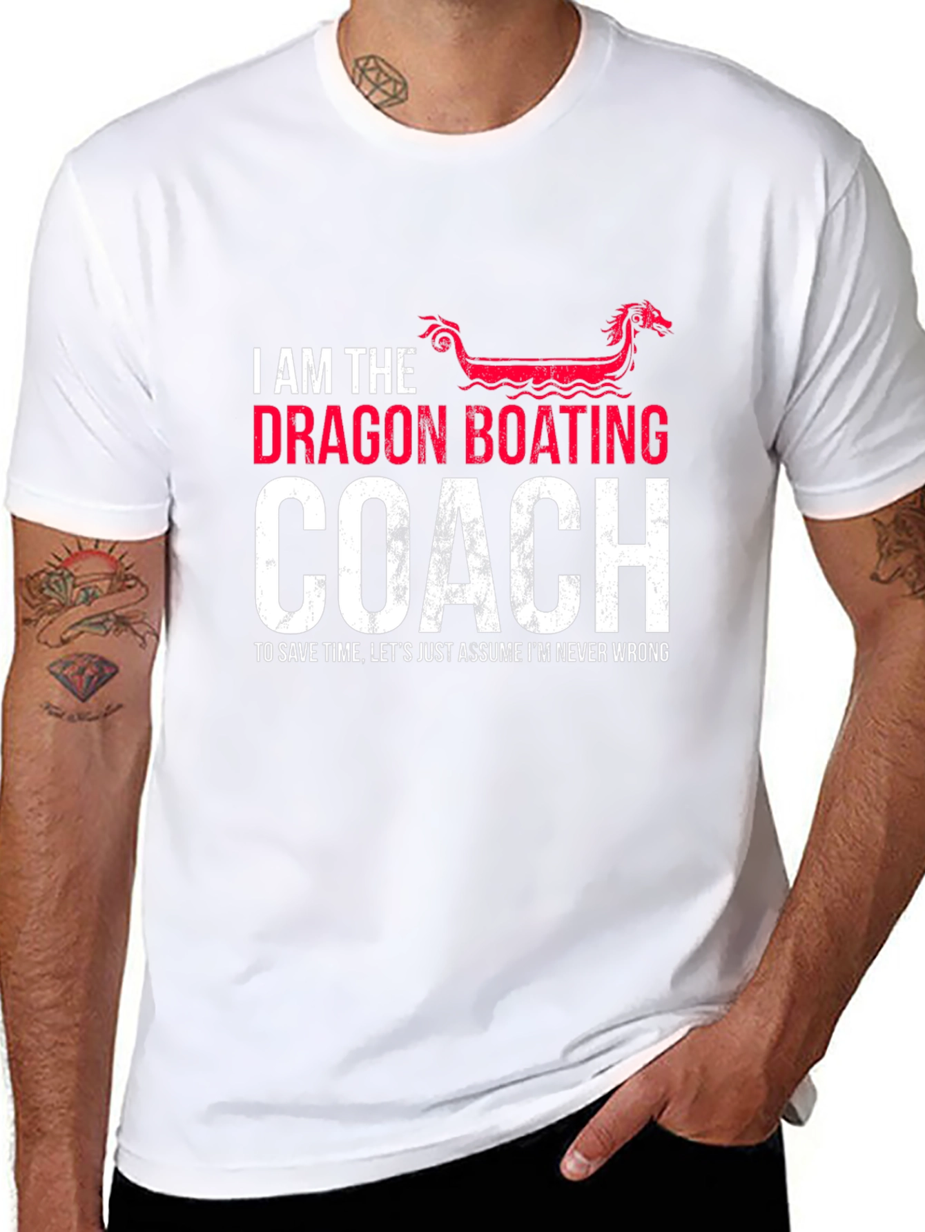 Dragon Boating Coach Novelty T-Shirt